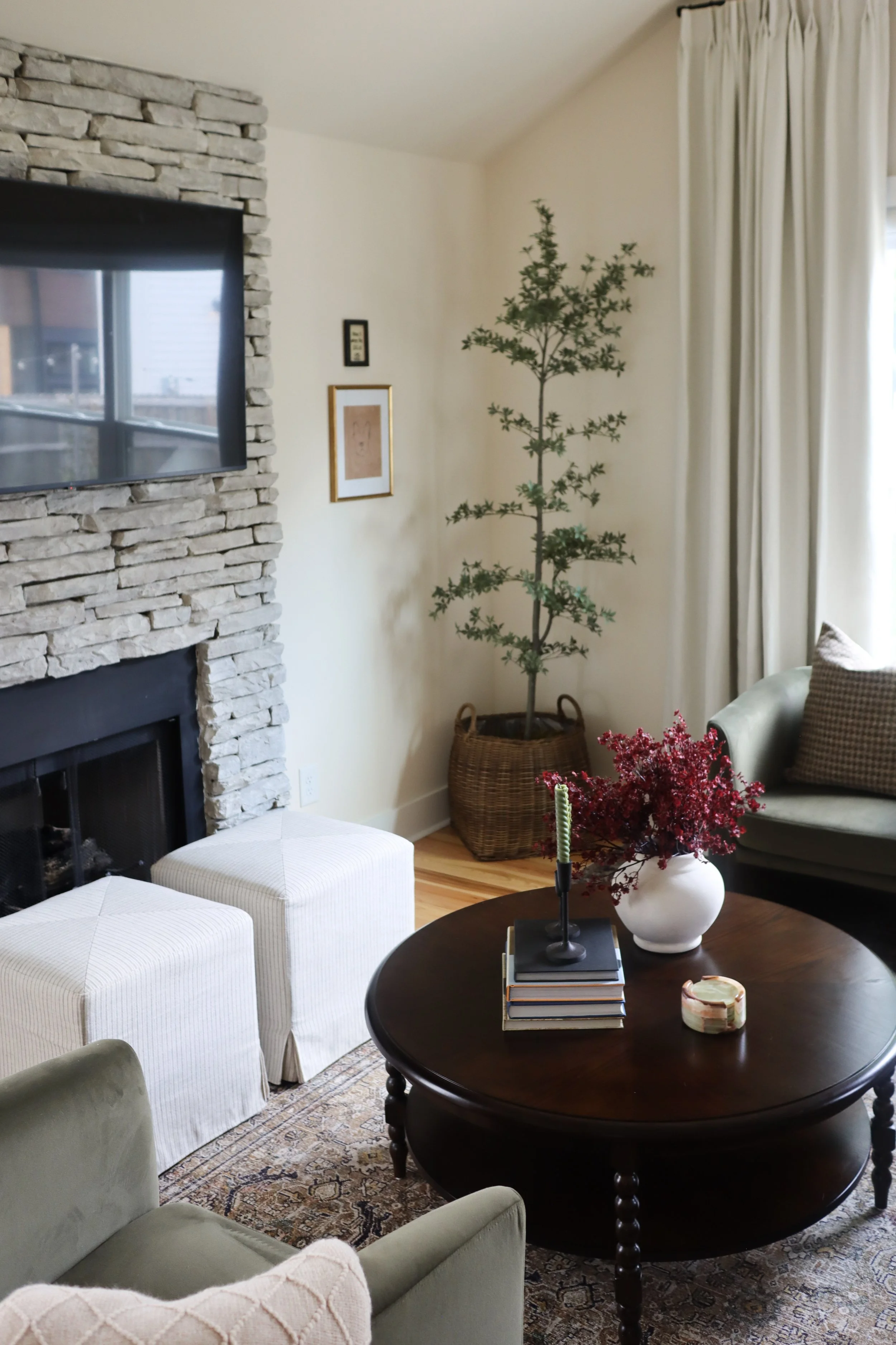 Transitional Living Room Remodel