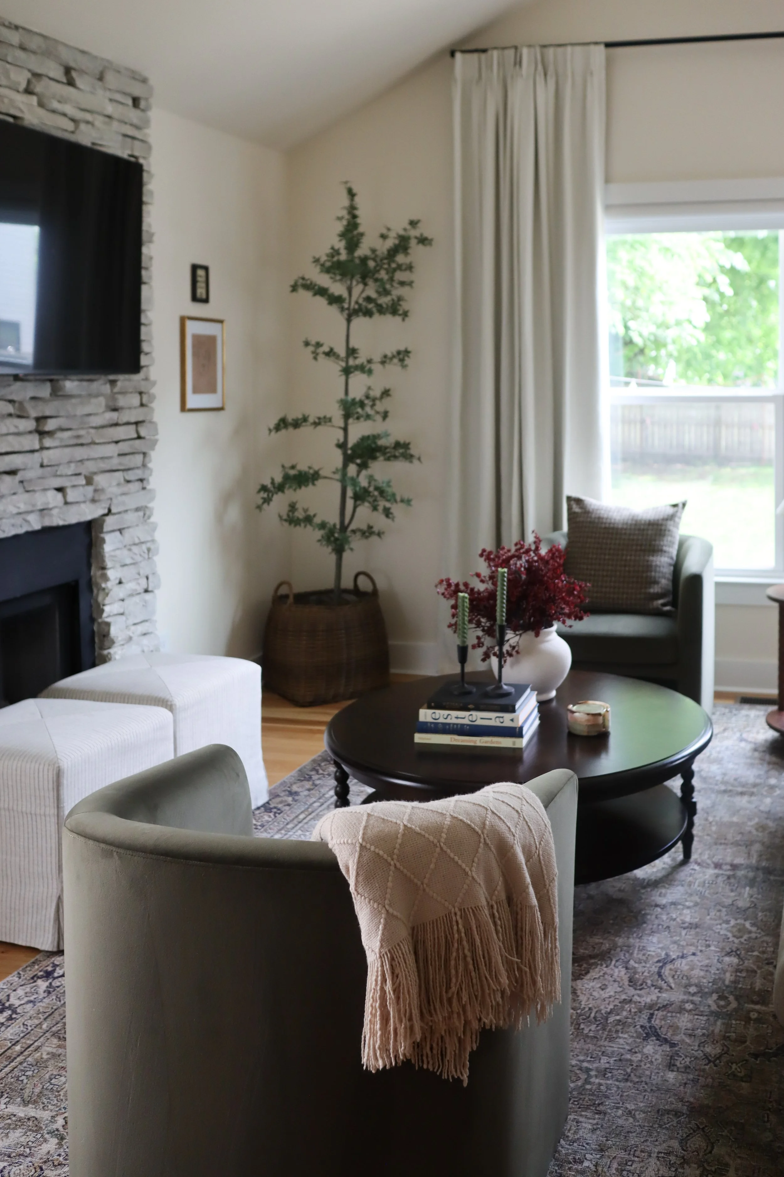 Transitional Living Room Remodel