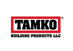 Tamko Building Products LLC logo with red, black, and white design