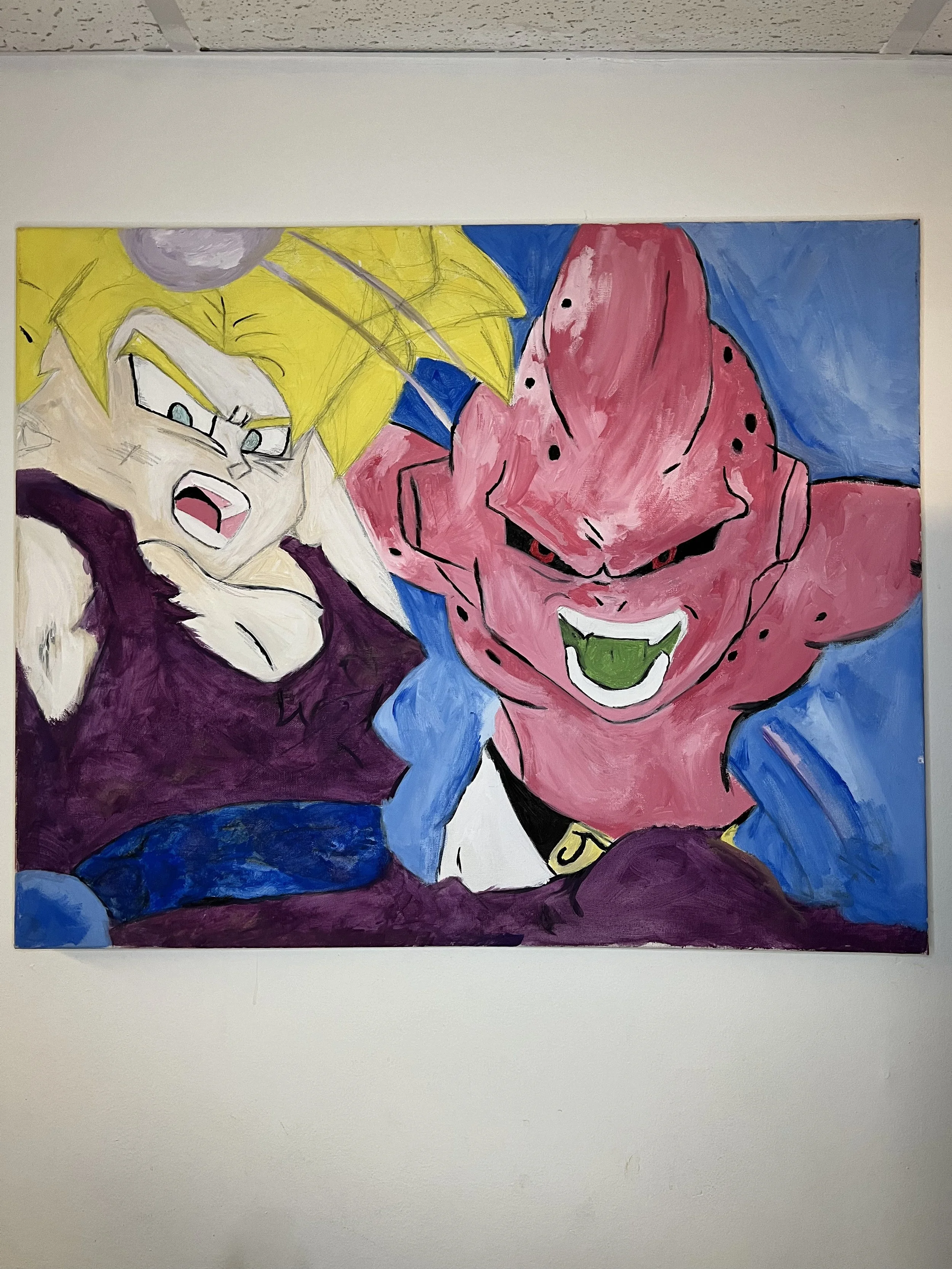 OG Dragon Ball Z  Wall Acylic Art Canvas Painting