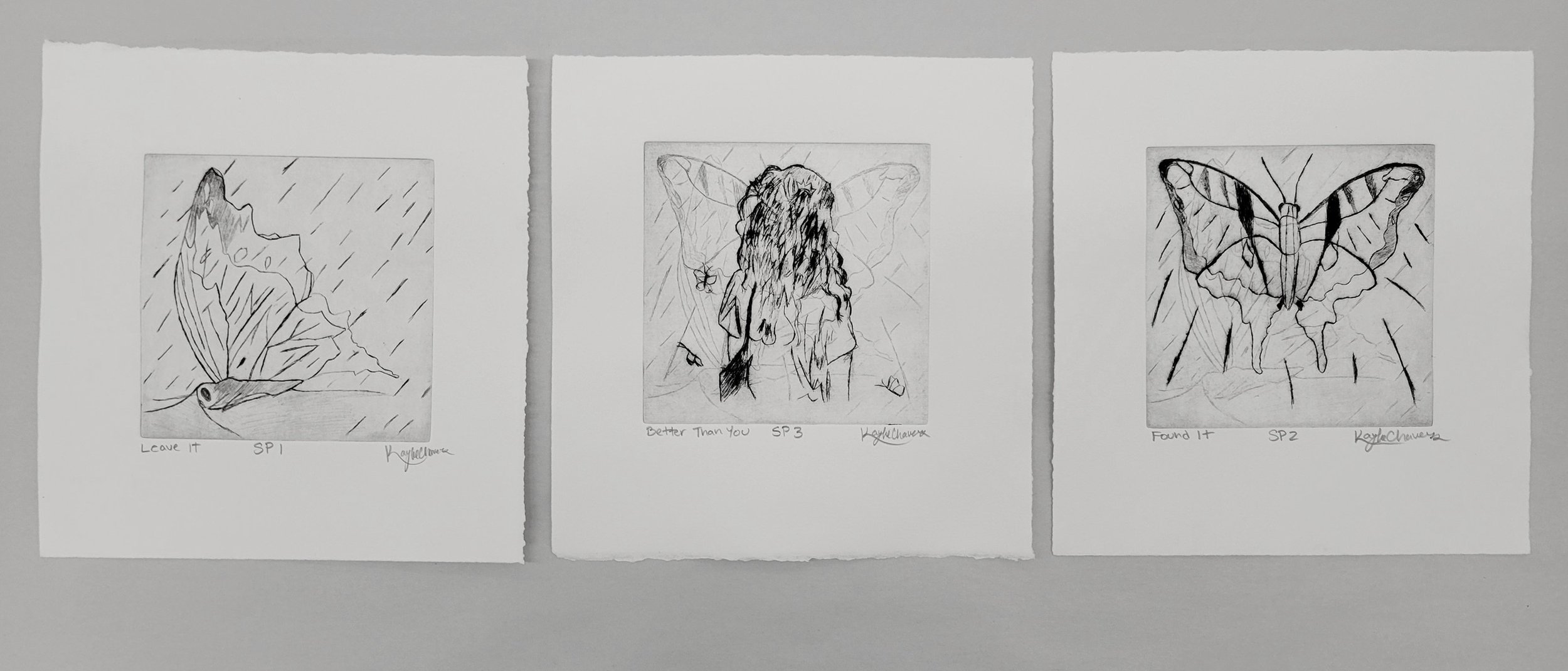 "Leave It Better Than You Found It"
10 1/2" x 10" (each panel)
Drypoint
2025