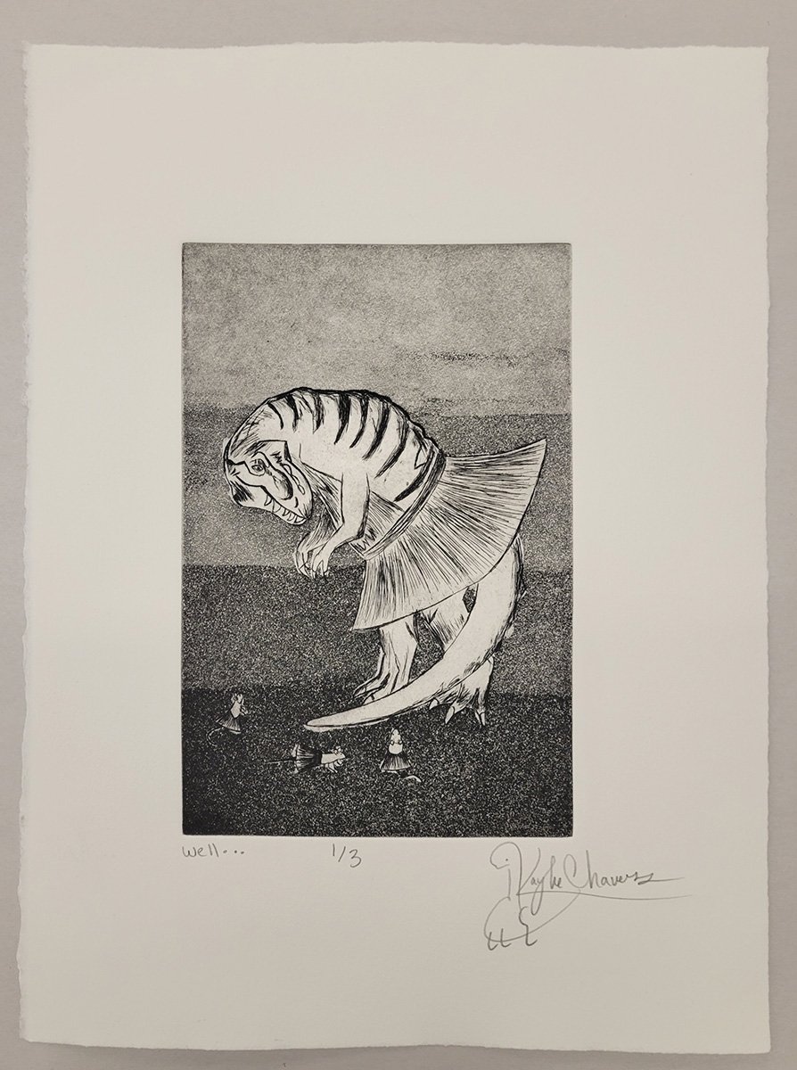 "Well..."
15" x 11"
Etching and Aquatint
2025