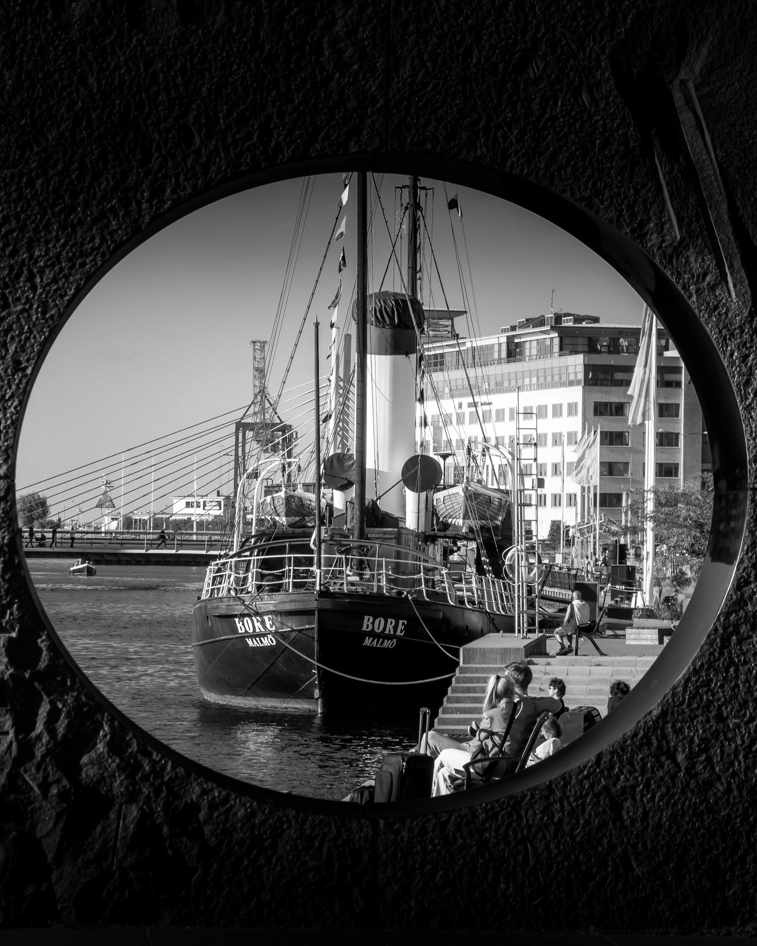 Sculpture at the waterfront- Malmö, Sweden