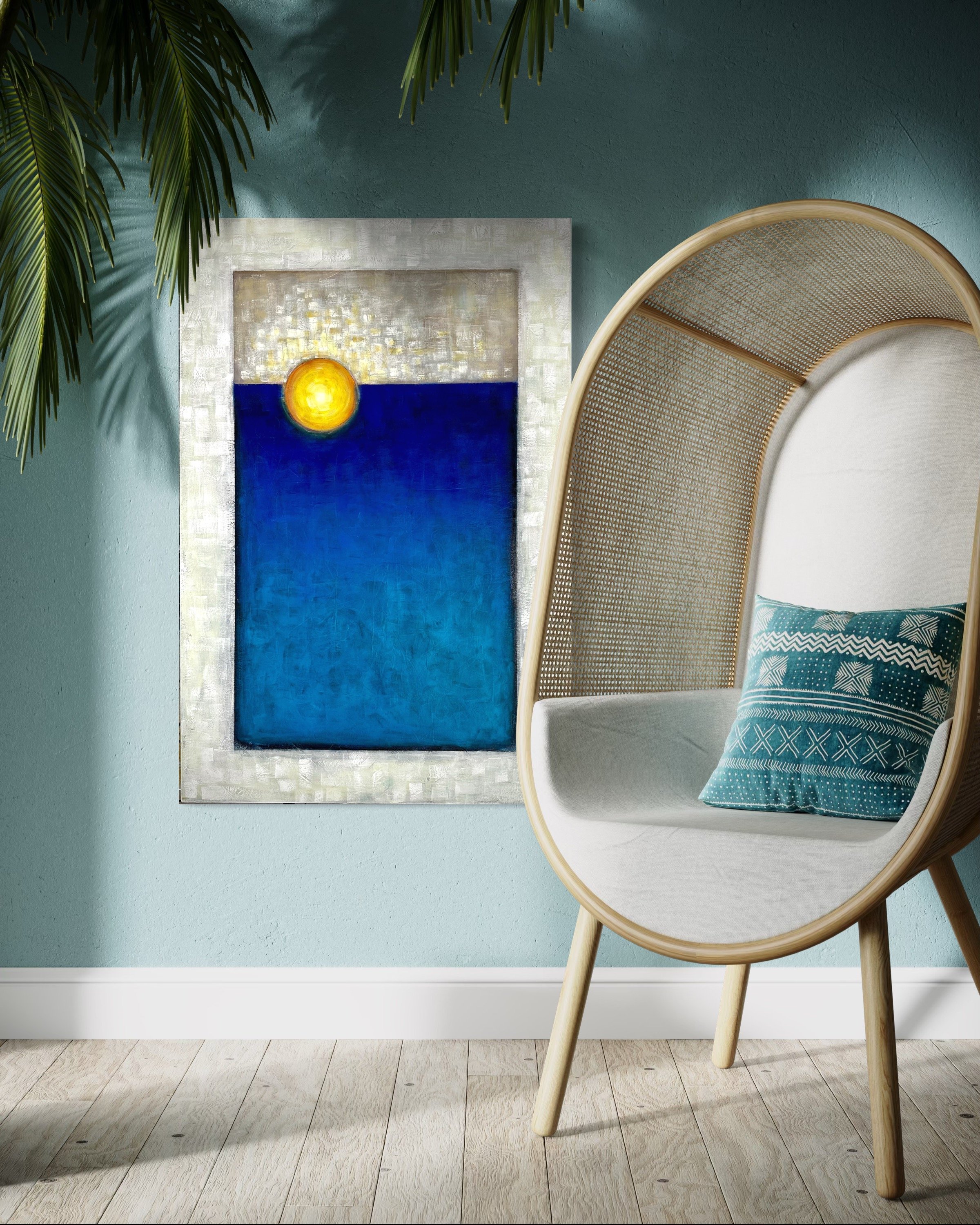 IMG_6655.JSunrise at the Pier - Abstract Ocean Coastal Artwork by Jodi GainesPG