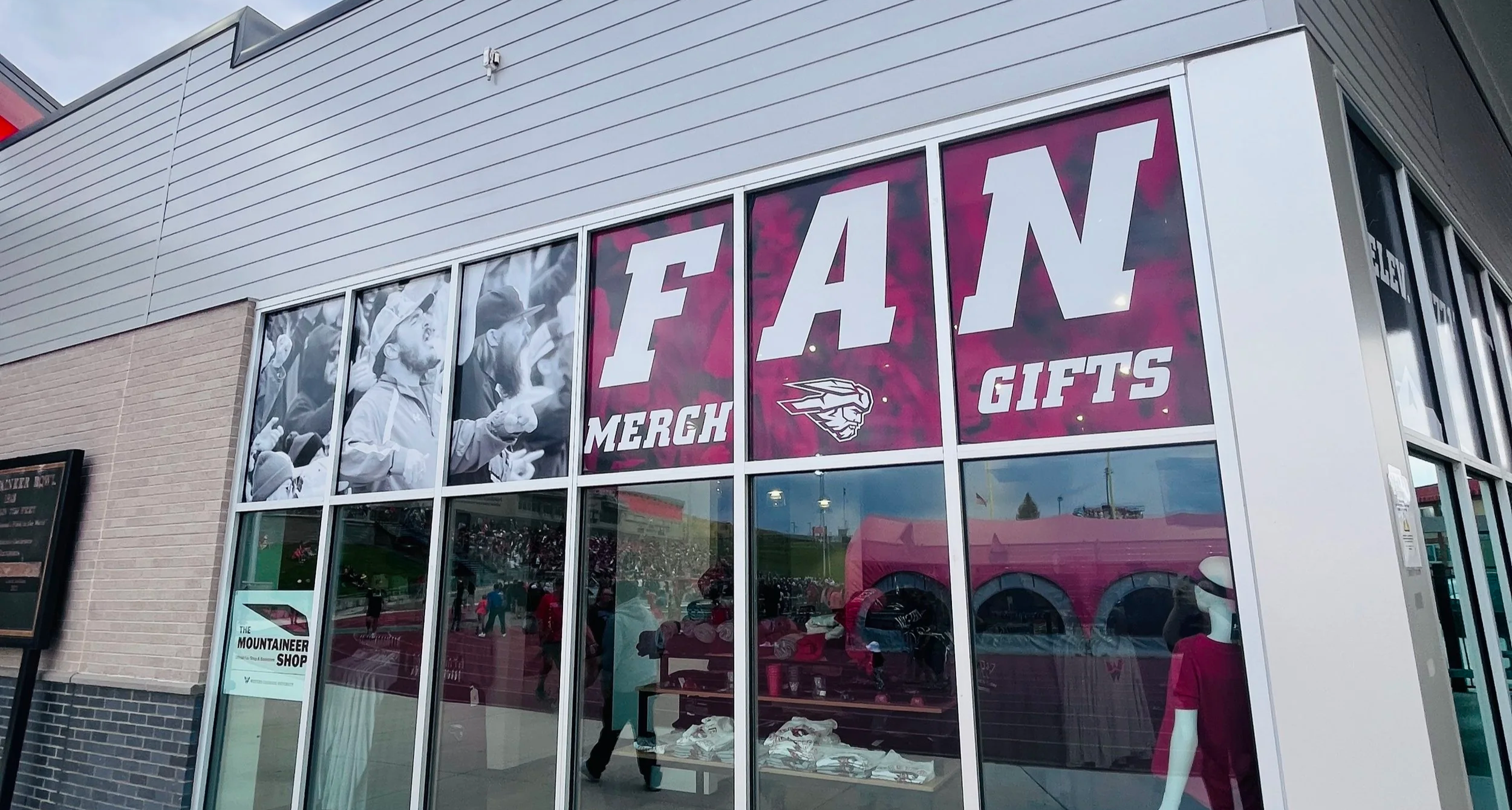 Mountaineer Shop Window Graphics 