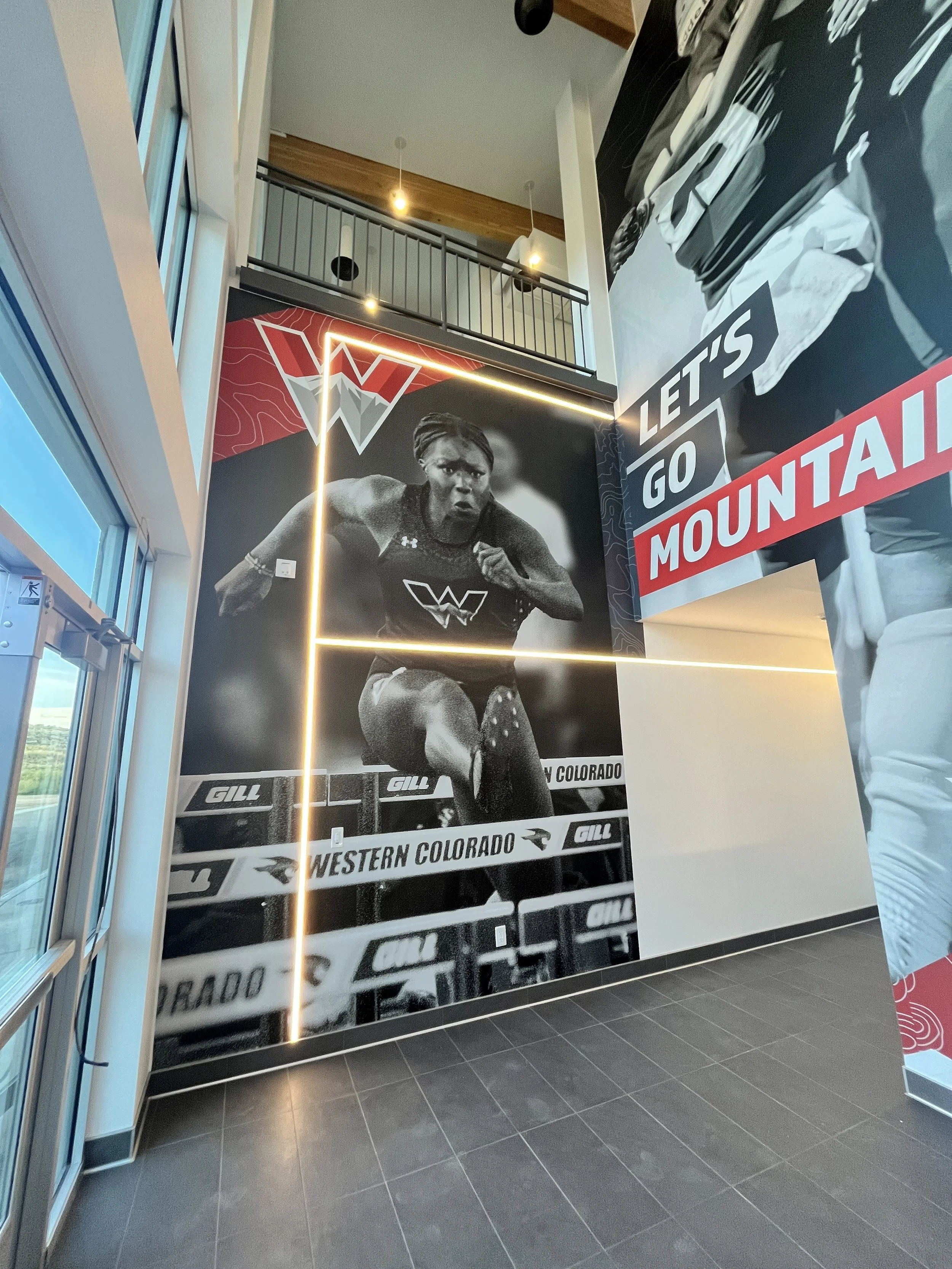 Football Stadium Wall Wrap