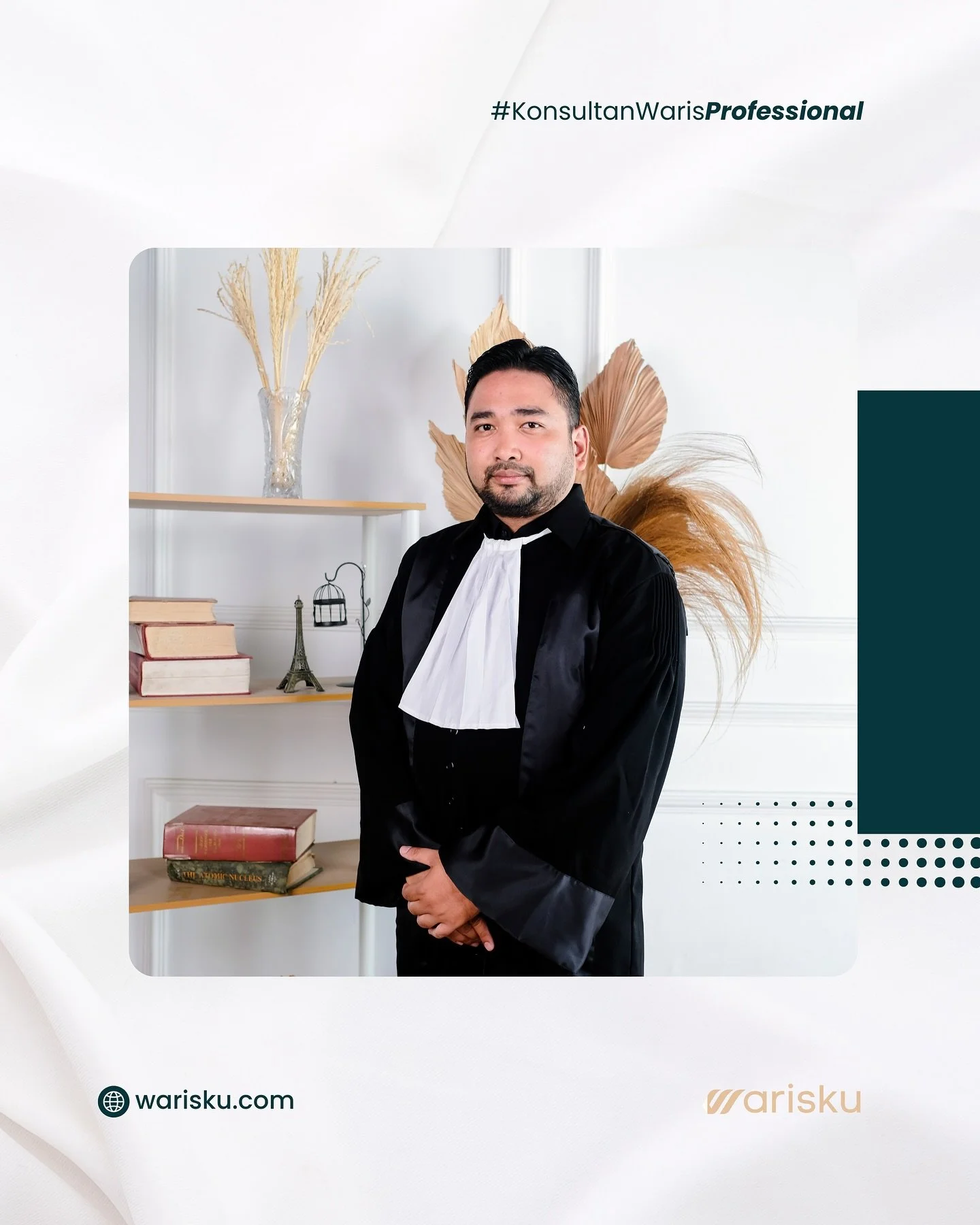 𝐖𝐀𝐑𝐈𝐒𝐊𝐔 | Konsultan Waris Terpercaya
__
📣 𝐏𝐮𝐧𝐲𝐚 𝐌𝐚𝐬𝐚𝐥𝐚𝐡 𝐖𝐚𝐫𝐢𝐬𝐚𝐧?
- Orangtua meninggal, Bingung mulai dari mana
- Takut Konflik Keluarga
- Takut Pembagian gak jelas
- Gak punya dokumen lengkap
- Butuh Solusi Waris, Sesuai hu