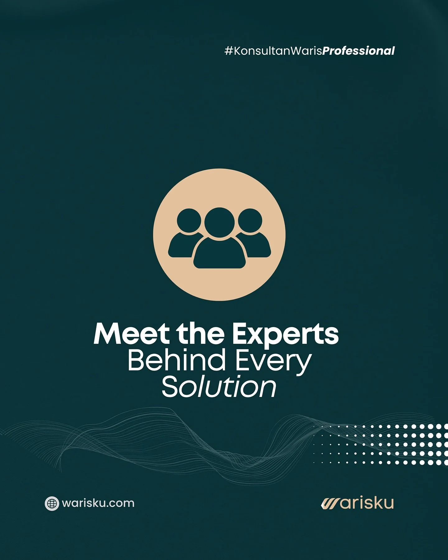 𝐖𝐀𝐑𝐈𝐒𝐊𝐔 | Konsultan Waris Terpercaya
__
📣 𝐏𝐮𝐧𝐲𝐚 𝐌𝐚𝐬𝐚𝐥𝐚𝐡 𝐖𝐚𝐫𝐢𝐬𝐚𝐧?
- Orangtua meninggal, Bingung mulai dari mana
- Takut Konflik Keluarga
- Takut Pembagian gak jelas
- Gak punya dokumen lengkap
- Butuh Solusi Waris, Sesuai hu