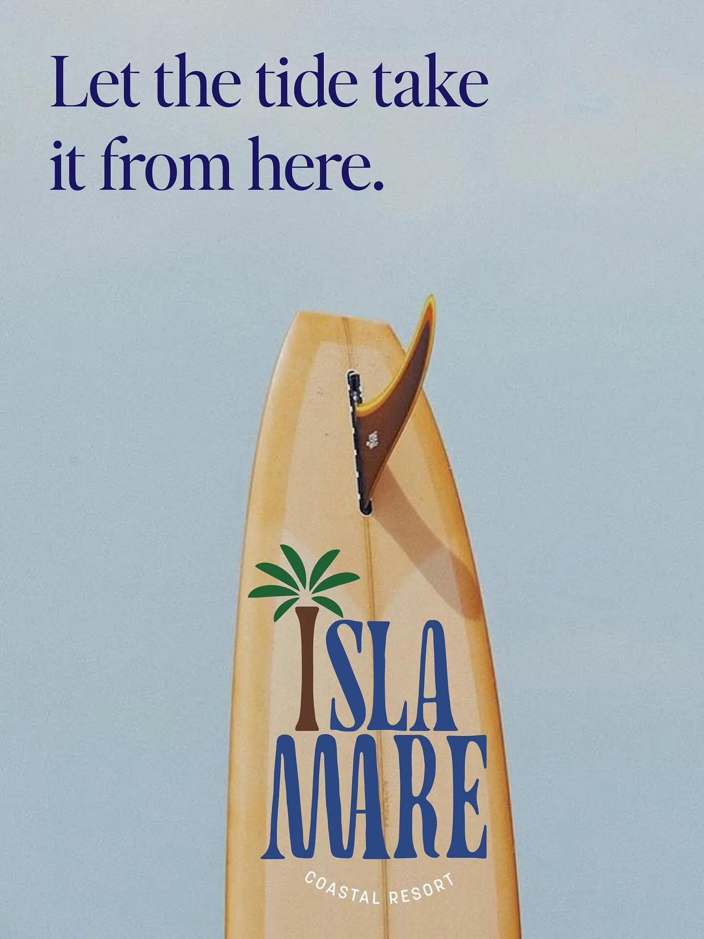 Designed a brand that smells like sunscreen and sea water. Welcome to Isla Mare 🐚

At Isla Mare they have plush towels, clean pools, strong drinks, beds with proper back support, and checking emails isn&rsquo;t allowed (even though the wifi IS impec