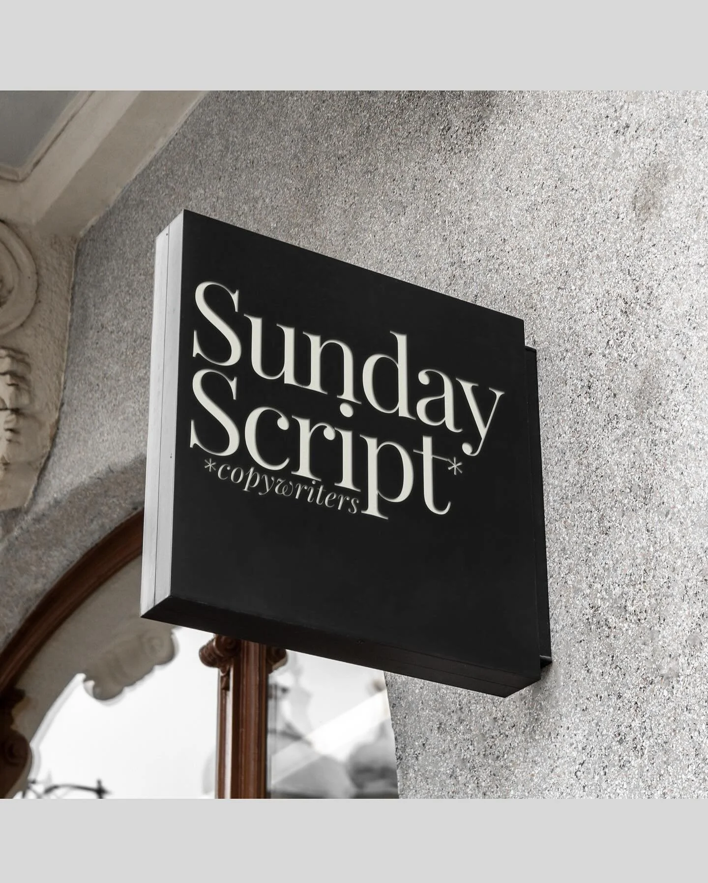 Sunday Script branding for @briefclub.✨
Listen @briefclub , I know I&rsquo;m late but the UK time zone is killing me!

This is a little copywriting studio that turns strategy + cozy vibes into words that sell (nicely).
The vibe? Sunday morning energy