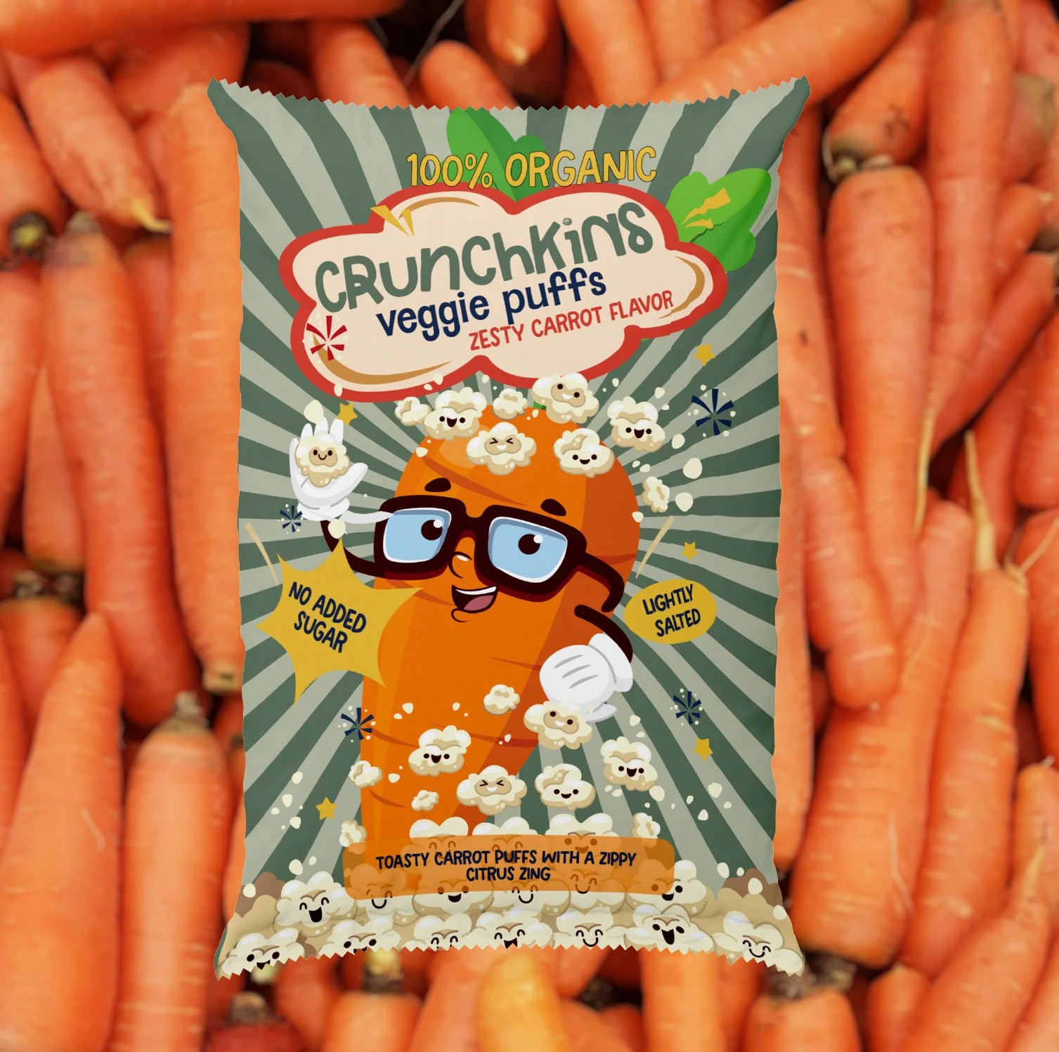 crunchkins veggie puffs back mockup