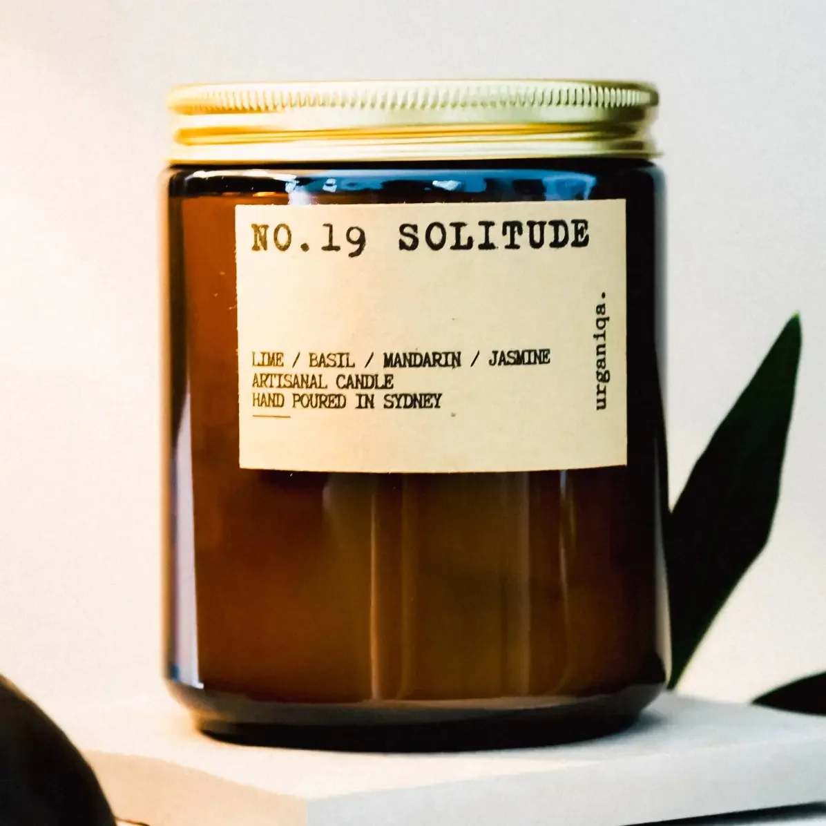 Solitude Soy Candle | Lime, Basil, Mandrin, Jasmine.