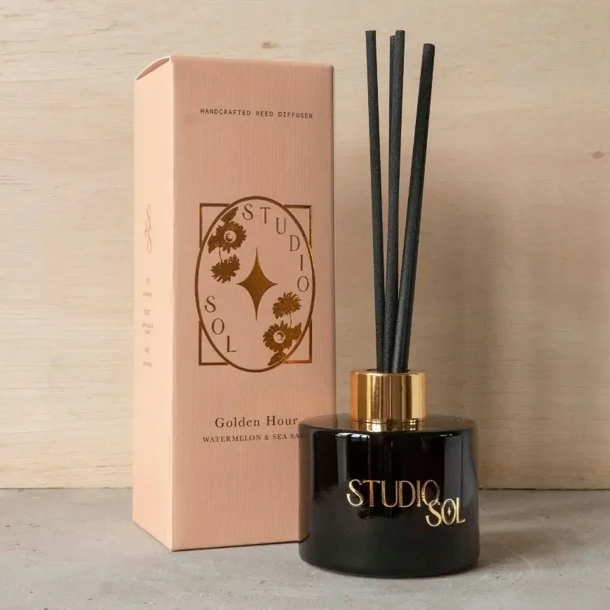Golden Hour Reed Diffuser | Watermelon & Sea Salt
