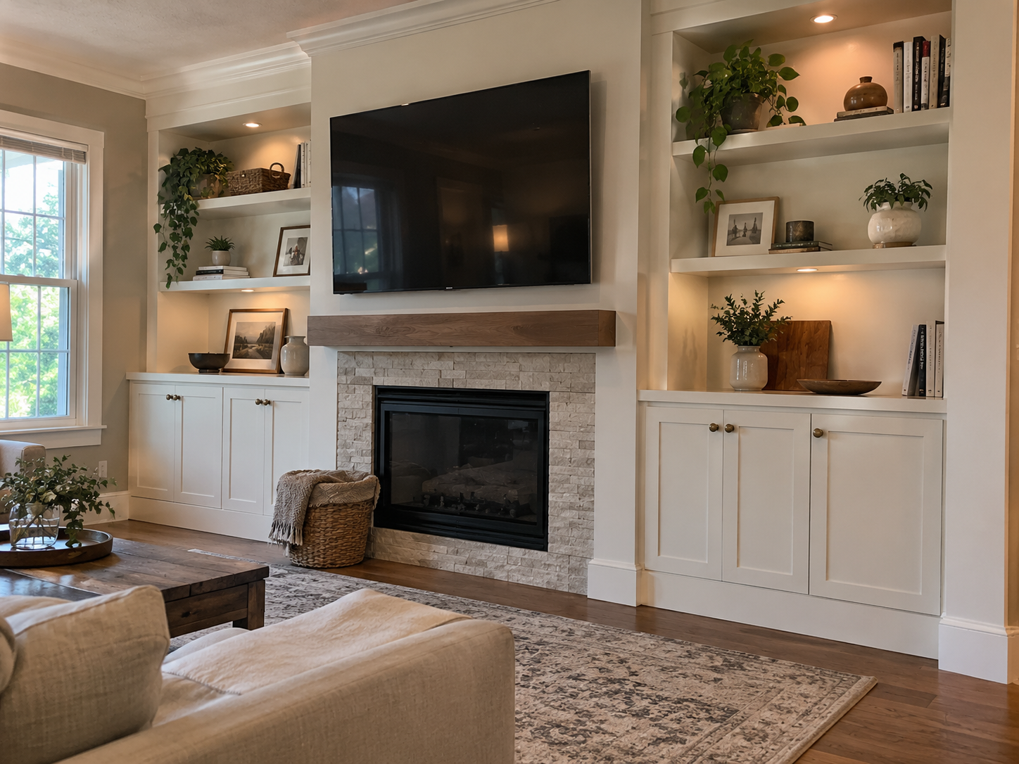 Custom built in refinishing - Mister G - Andover MA