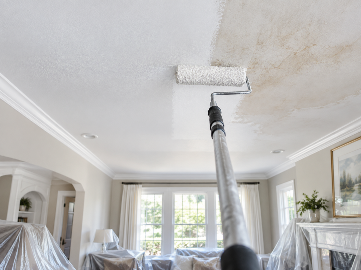 ceiling painting - Mister G - Lynn MA
