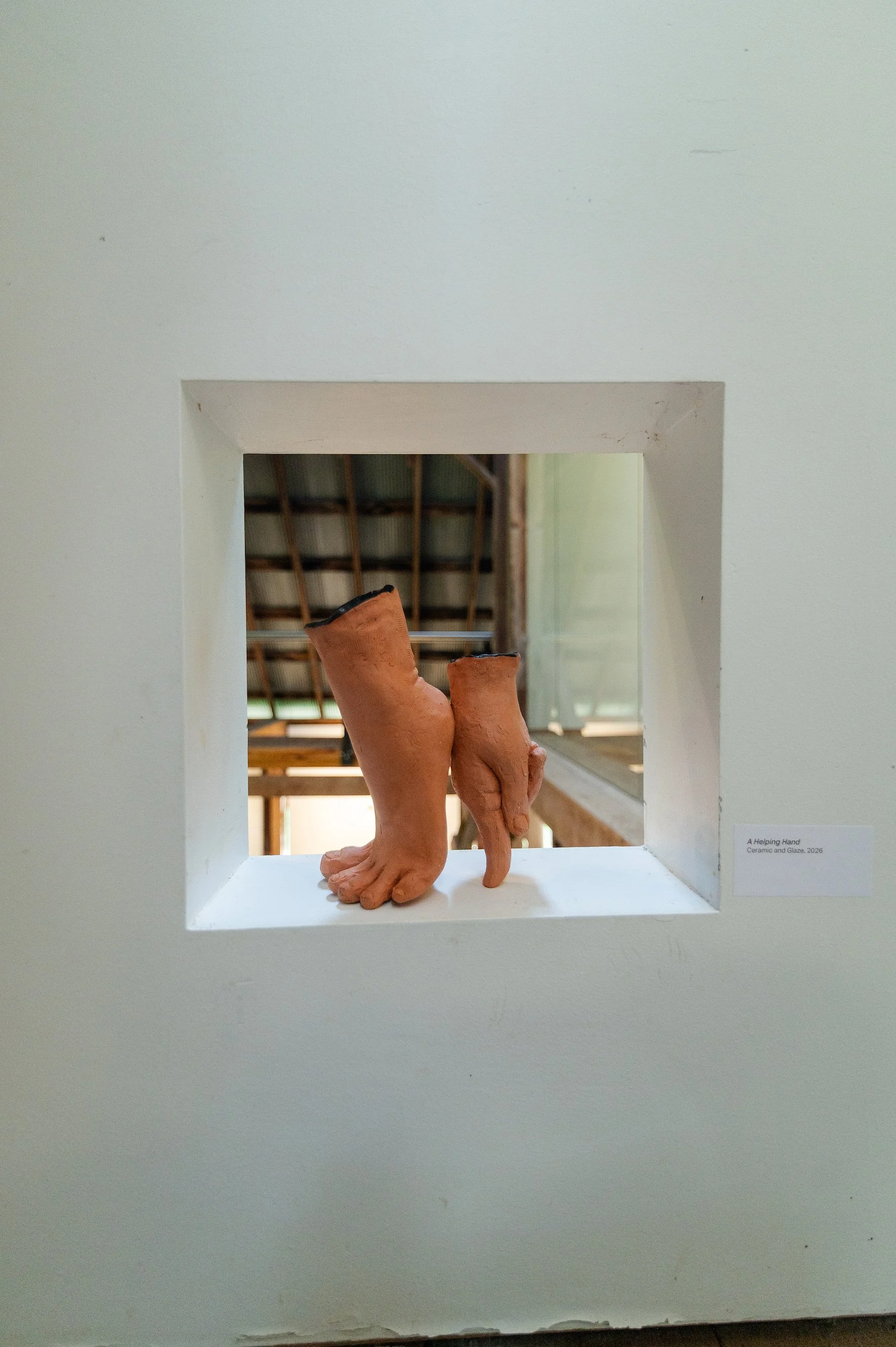 A Helping Hand, ceramics, 10"x7", 2026