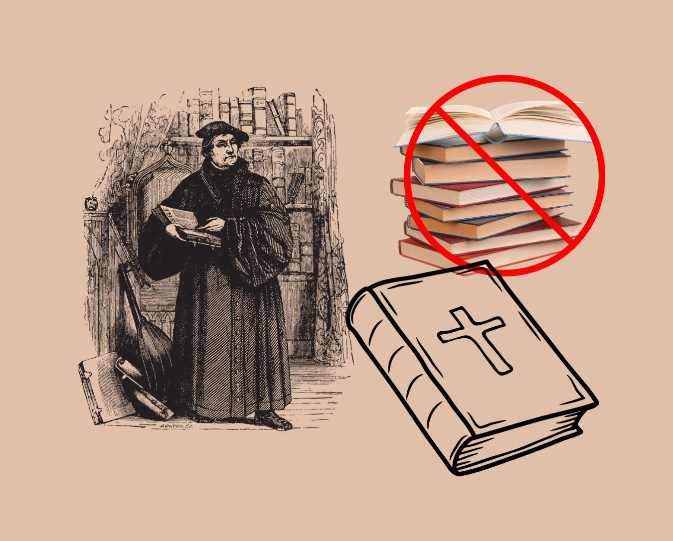 Fjernaði Martin Luther 7 bøkur úr Bíbliuni?