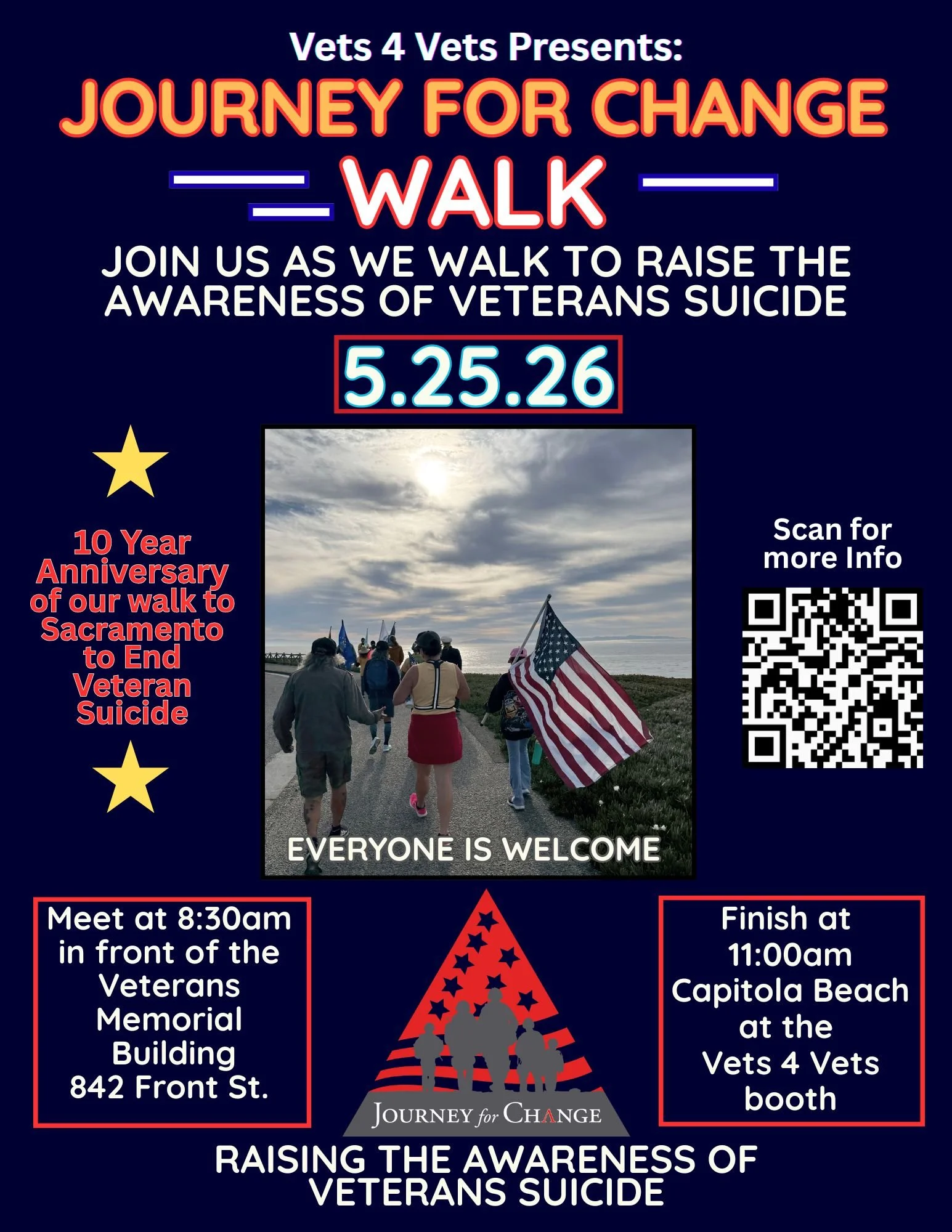 Journey for Change Walk at  842 Front St.