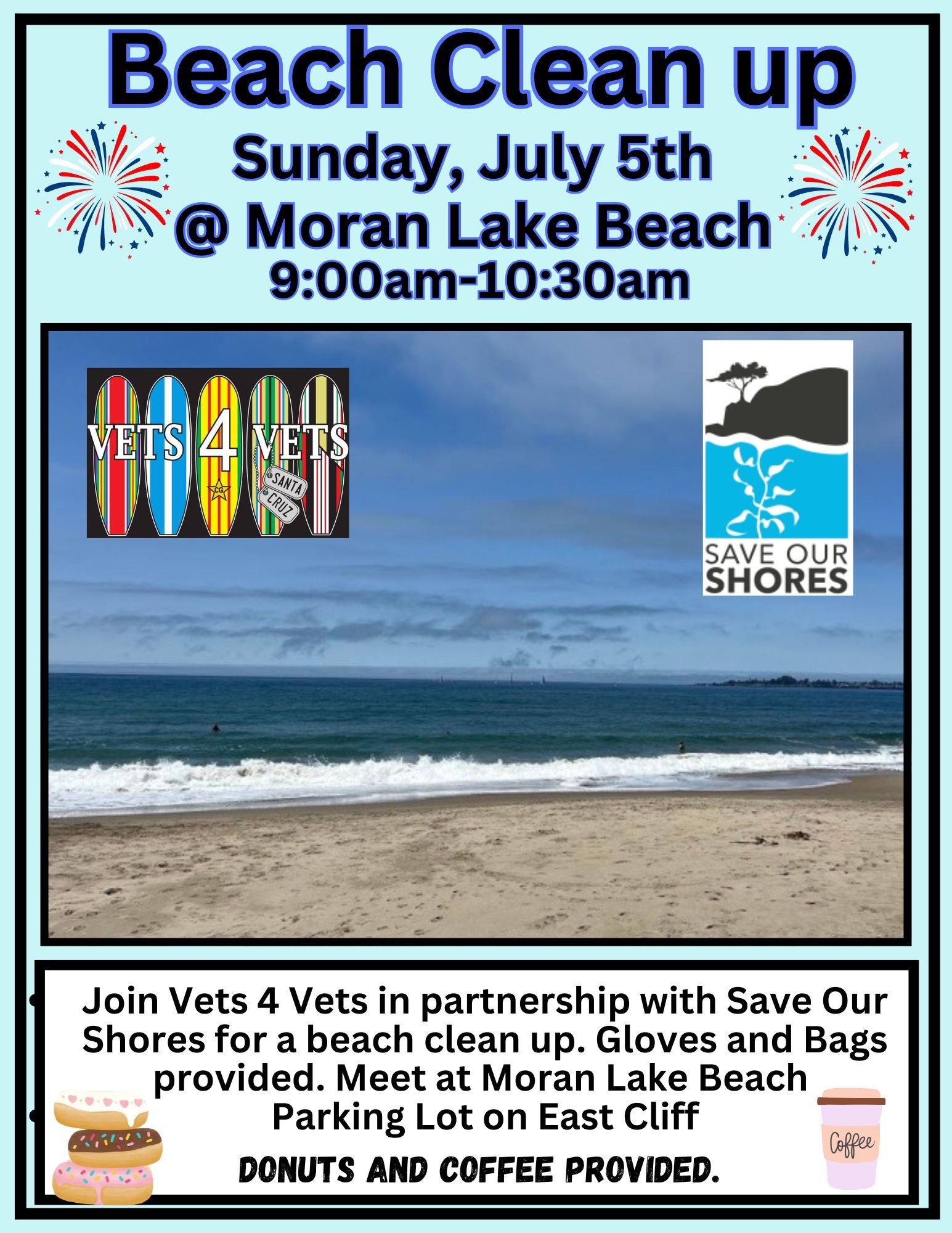 Beach Cleanup at Moran Lake Beach