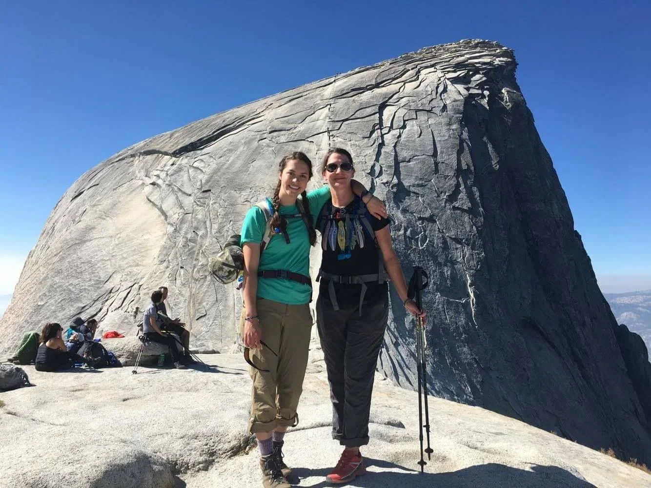 Sheila C. in Yosemite, CA wearing a Vets 4 Vets shirt.