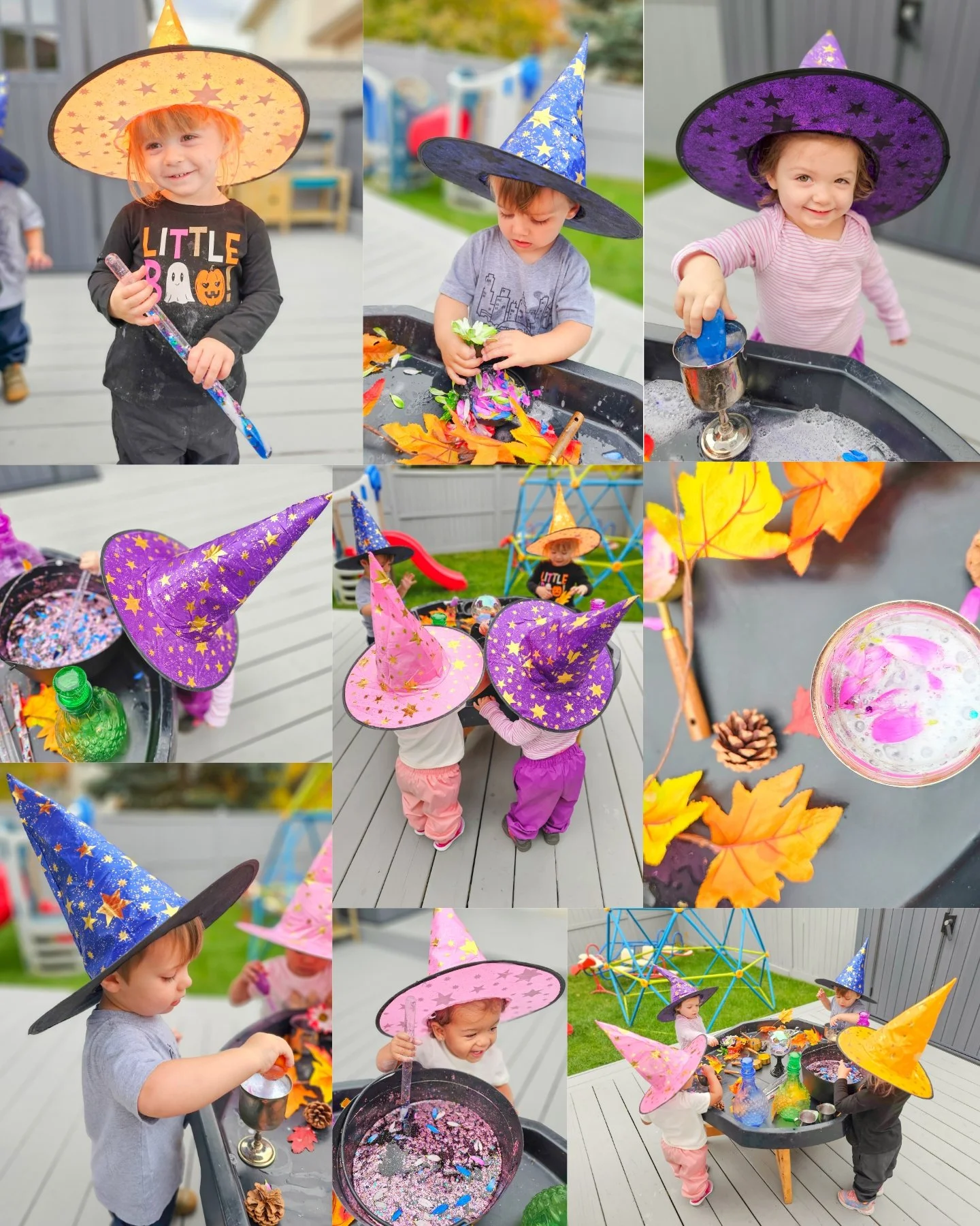Little witches mixing up potions! 🧙♀️🧙♂️✨🧪