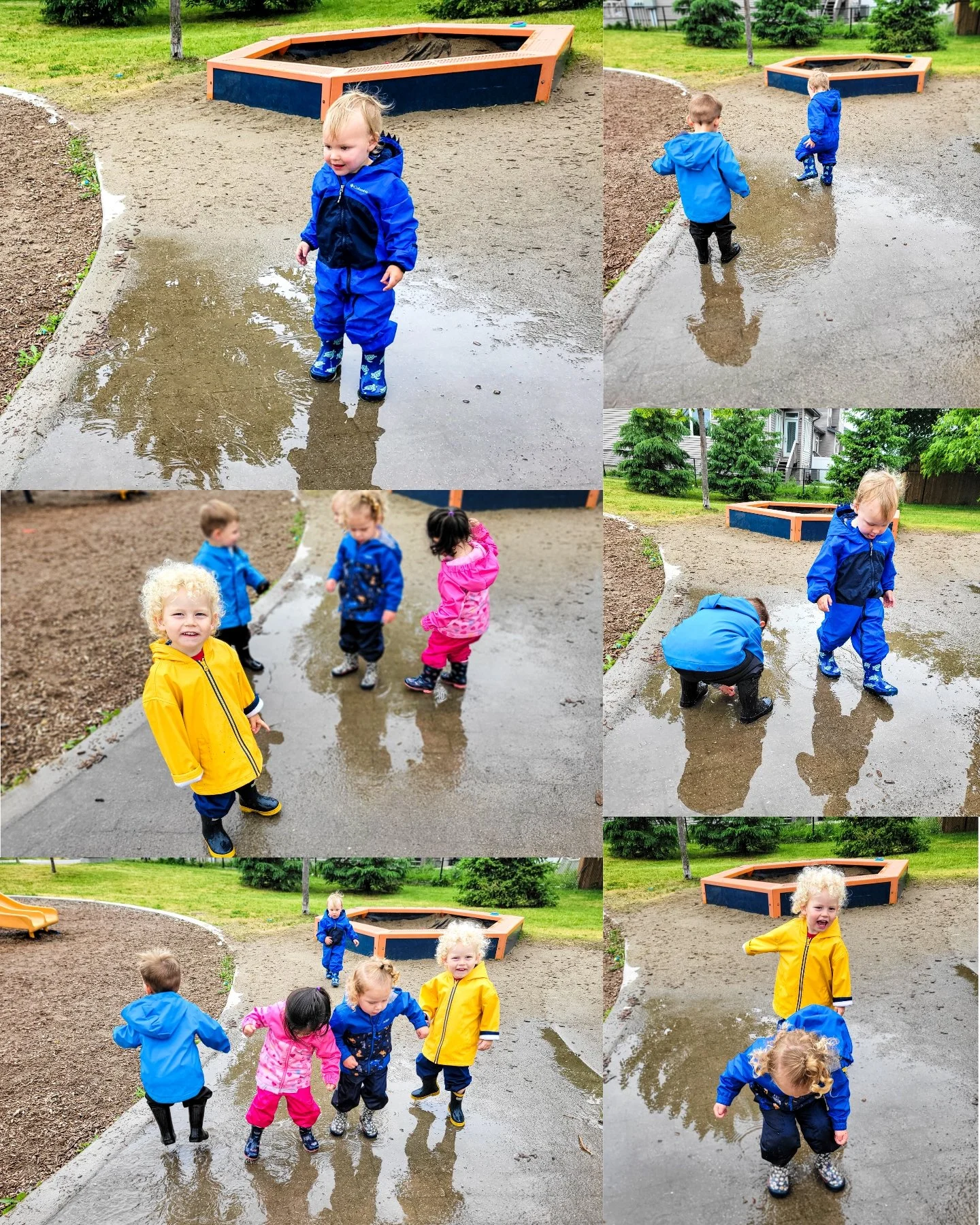 Puddle jumping is our favorite! 💦