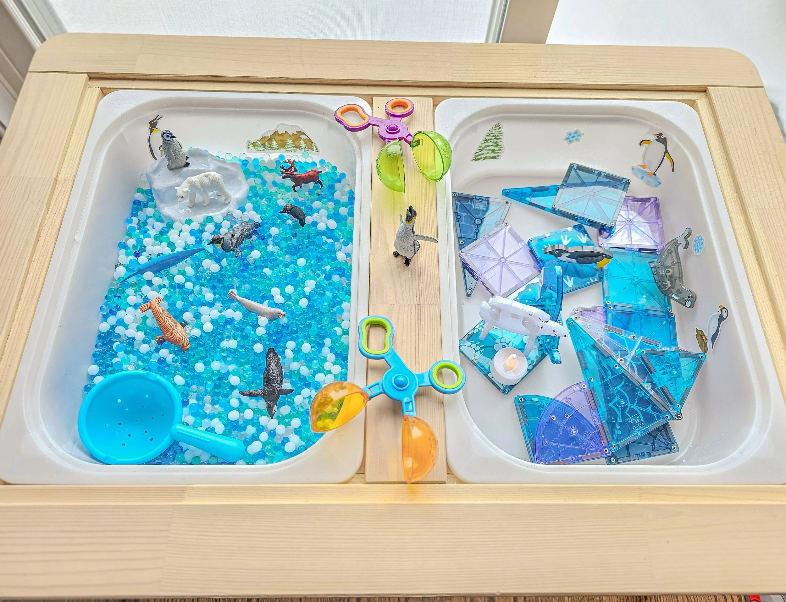 Arctic sensory play 🐧🐻❄️