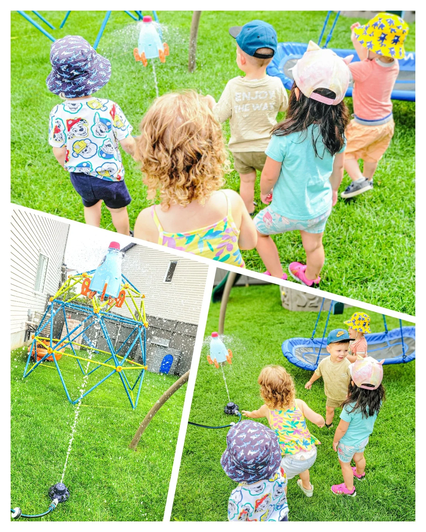 Backyard blastoff! 🚀💦😄