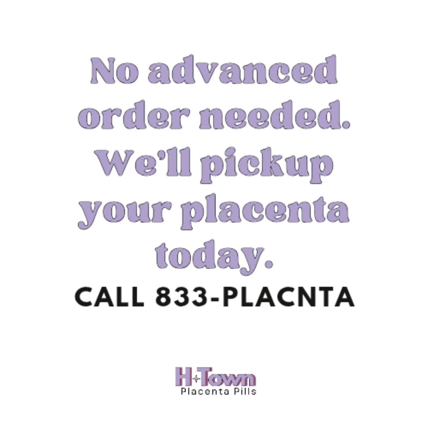 We've always got you.

We know the end of pregnancy can sneak up fast. Maybe you just learned about placenta encapsulation at the end of your pregnancy.... or maybe your baby decided to come a little early.

You don't need to have an advance order to