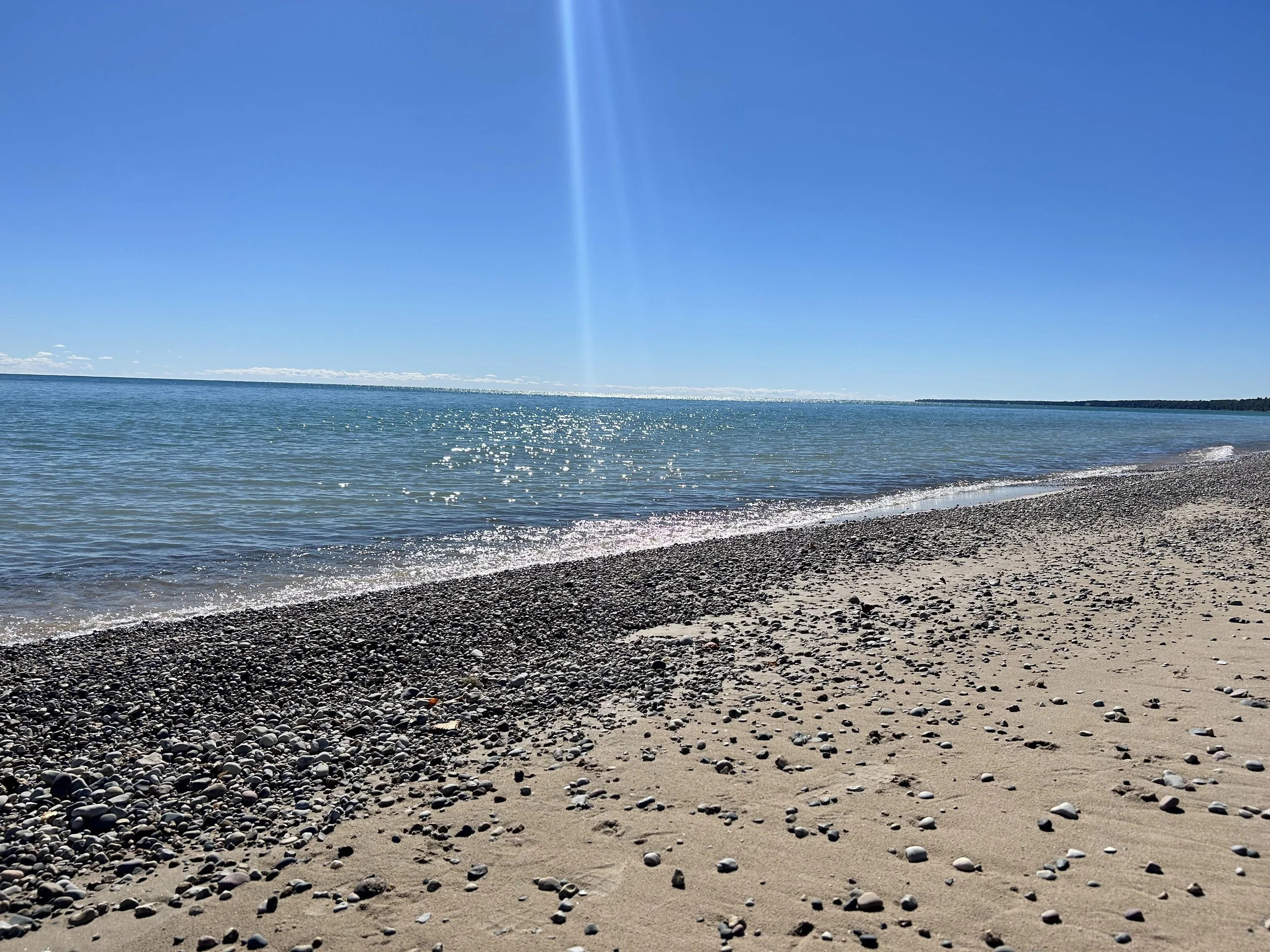 pet friendly beaches and hiking near lake huron