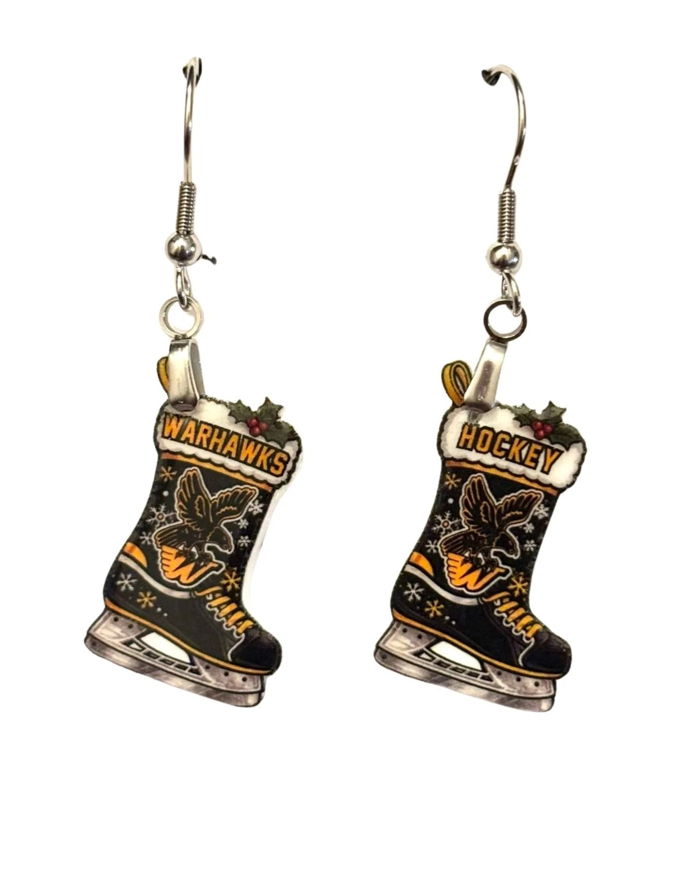 Waukesha Warhawks Christmas Stocking Skates