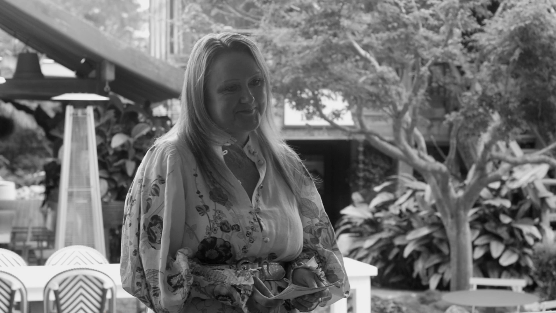 Karen, Palms BW still.png