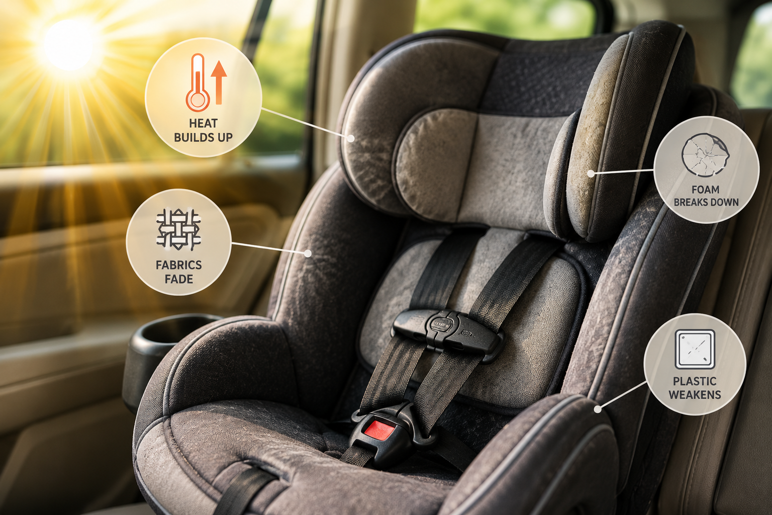 How Heat Can Weaken Car Seats (And Why Proper Cleaning Matters)