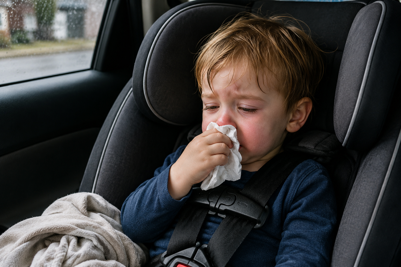 Sick Child? Here’s How to Clean a Car Seat After Illness
