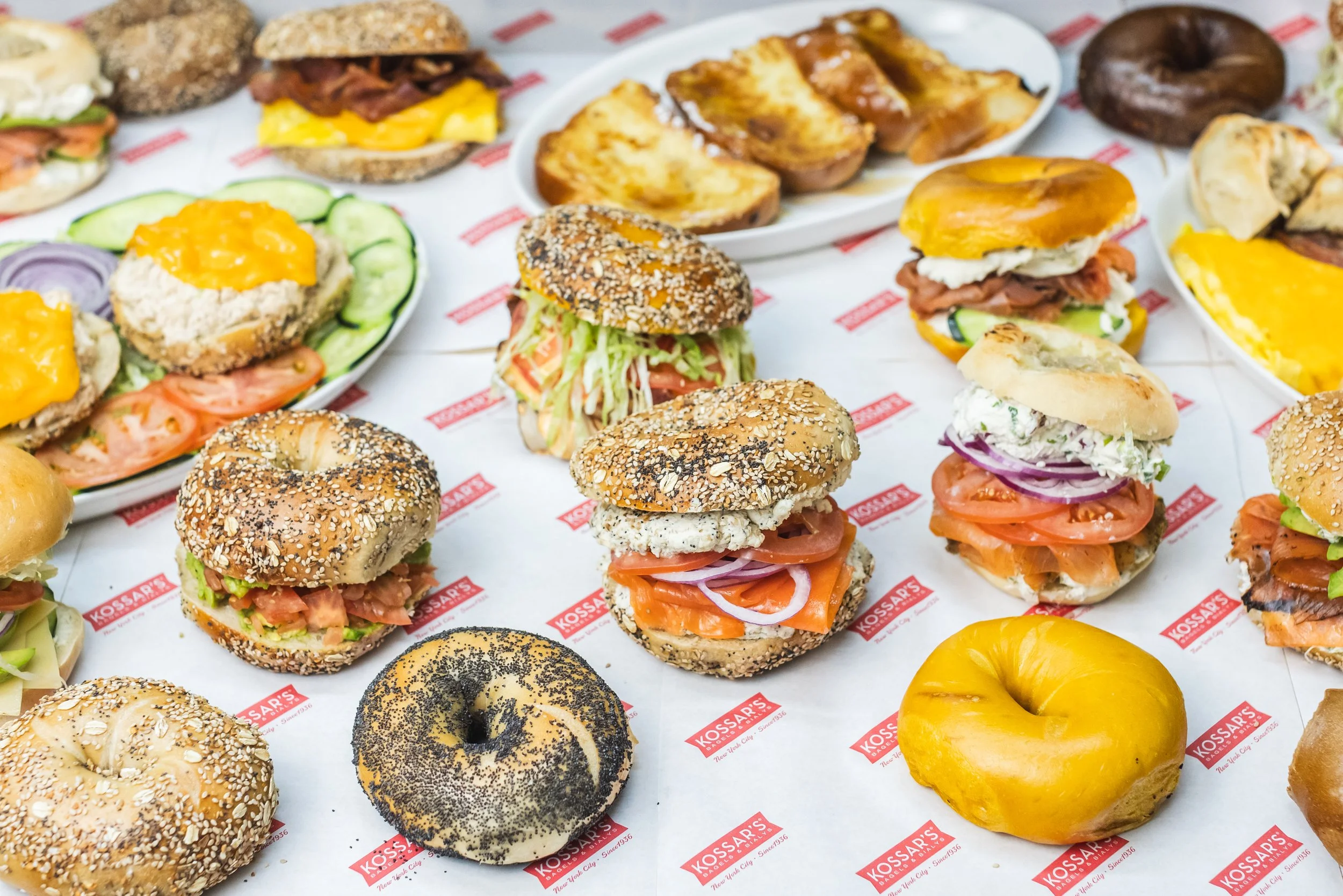 Kossar's sandwich assortment
