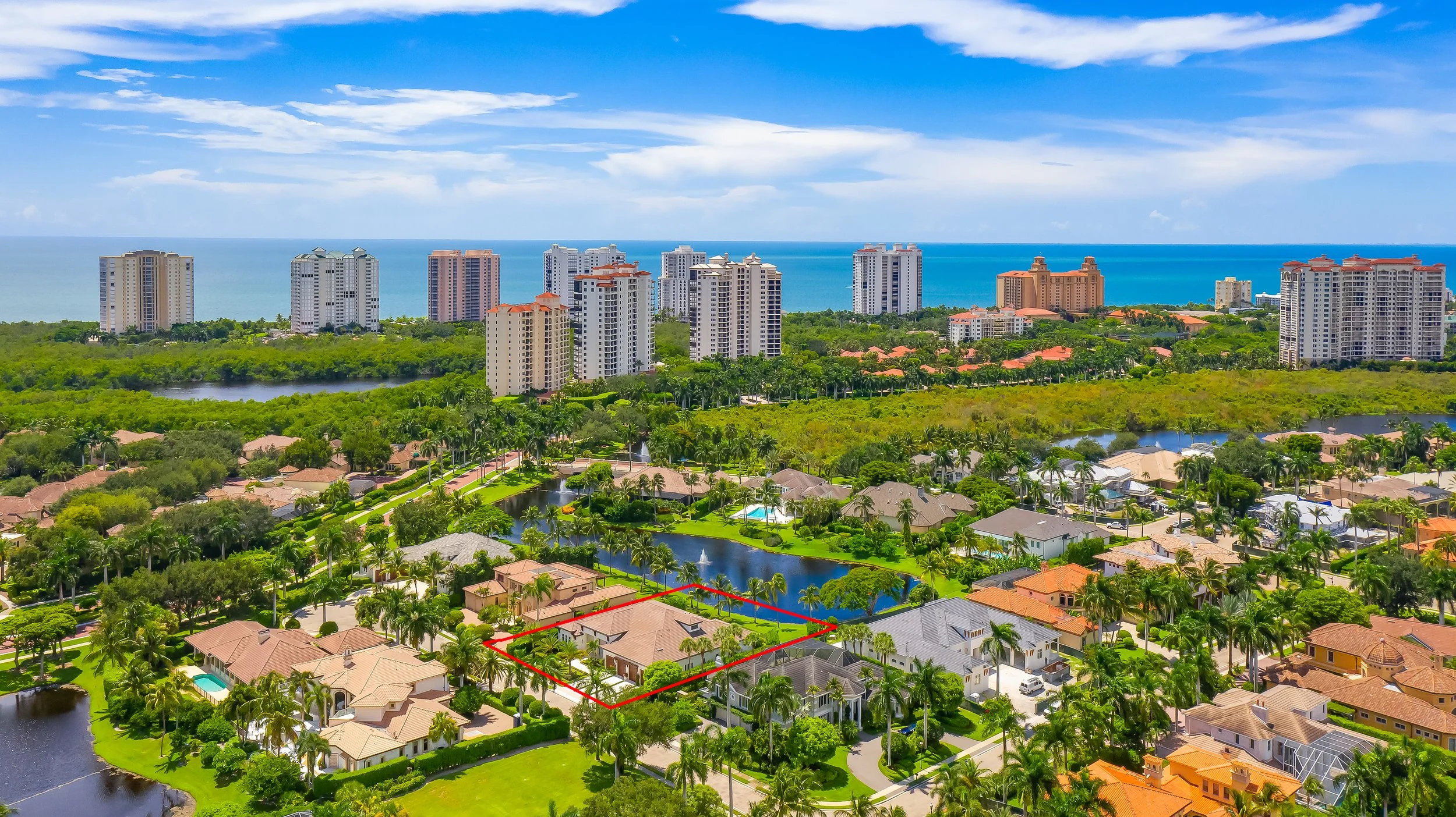 Naples Aerial Real Estate Photography