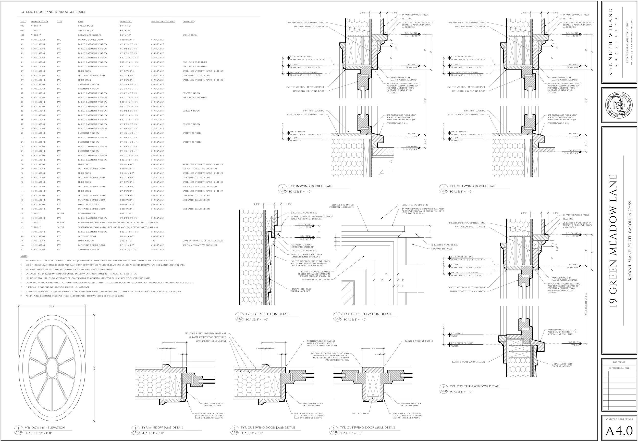 Window & Door Details