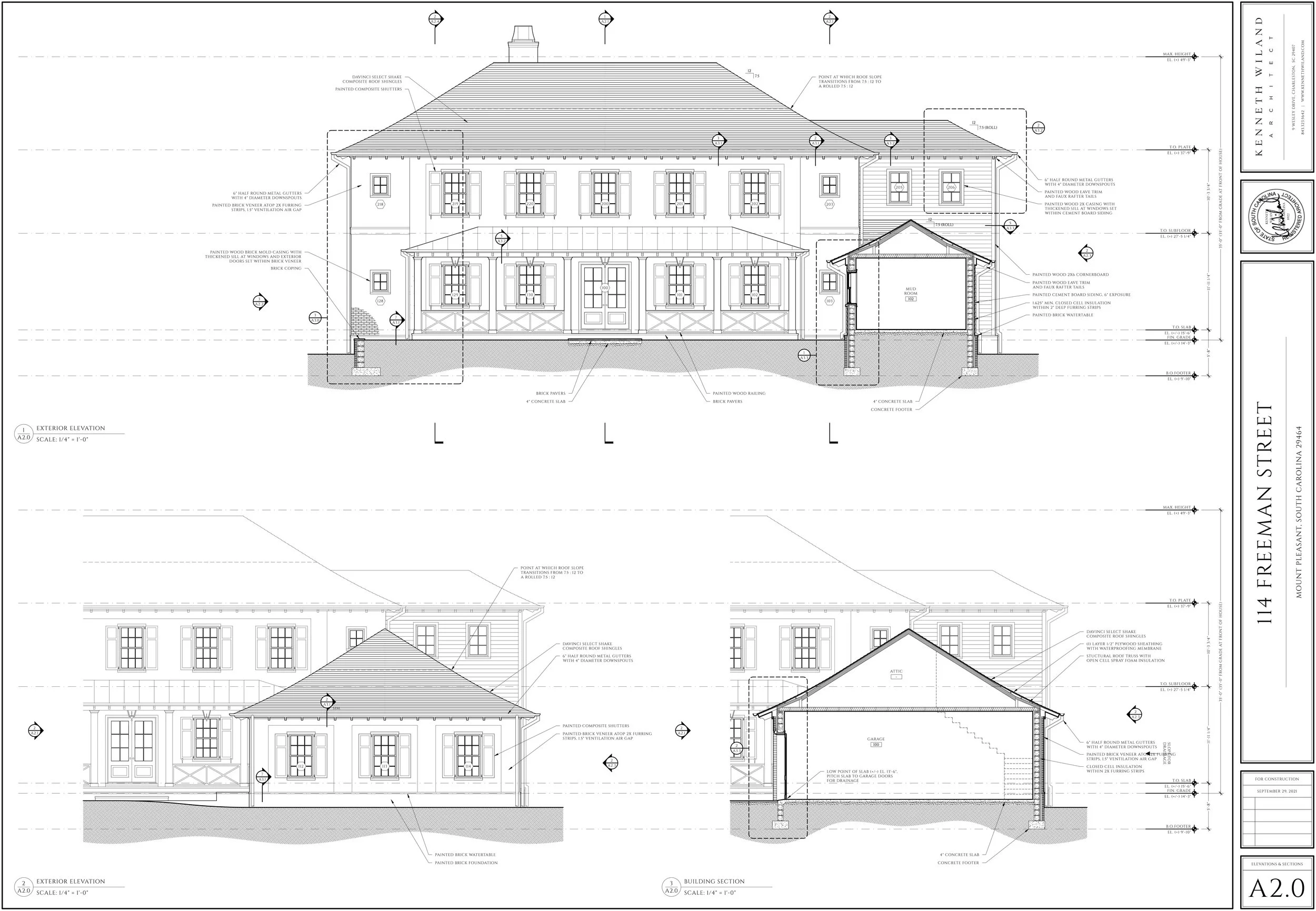 Exterior Elevations