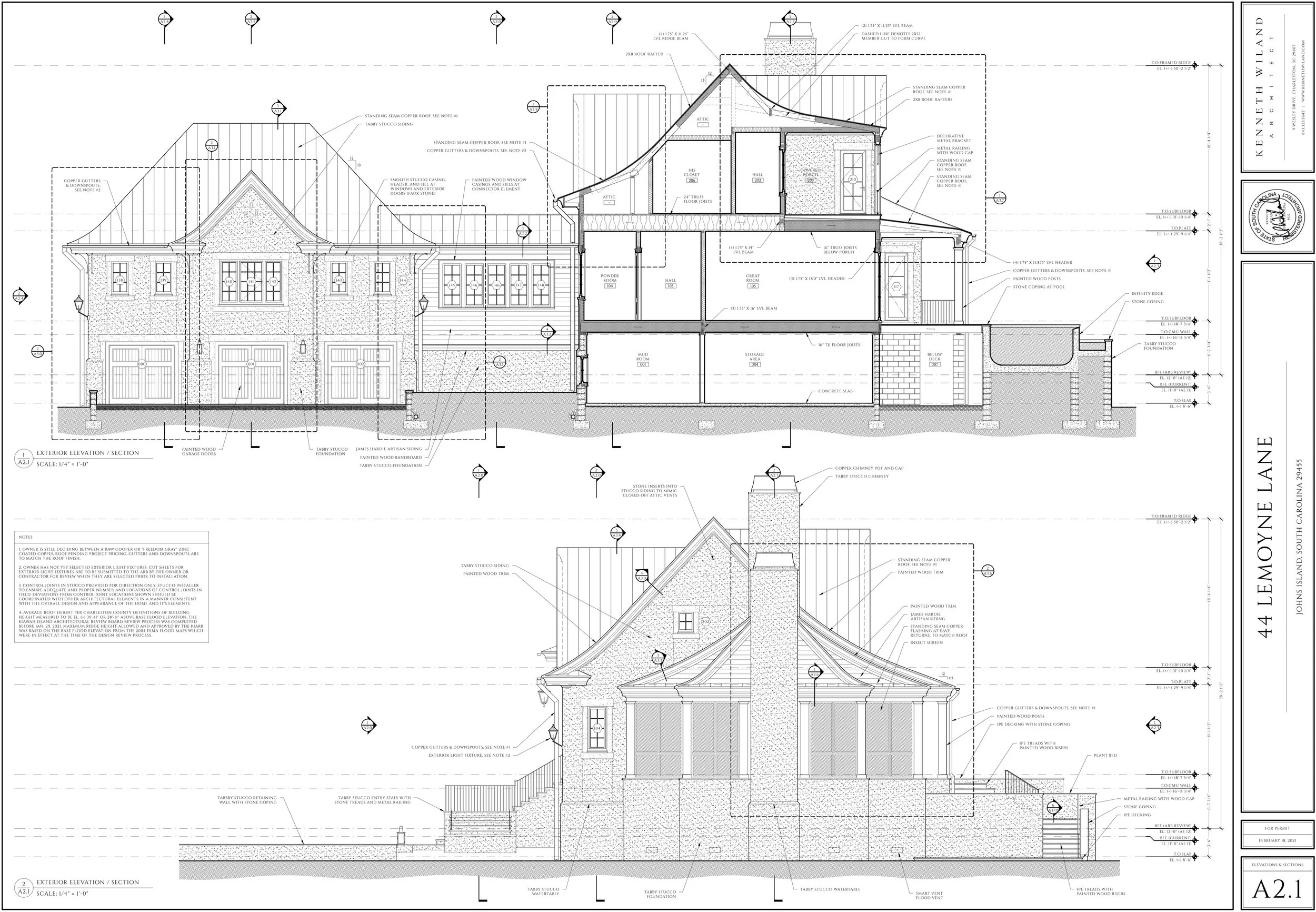 Exterior Elevations