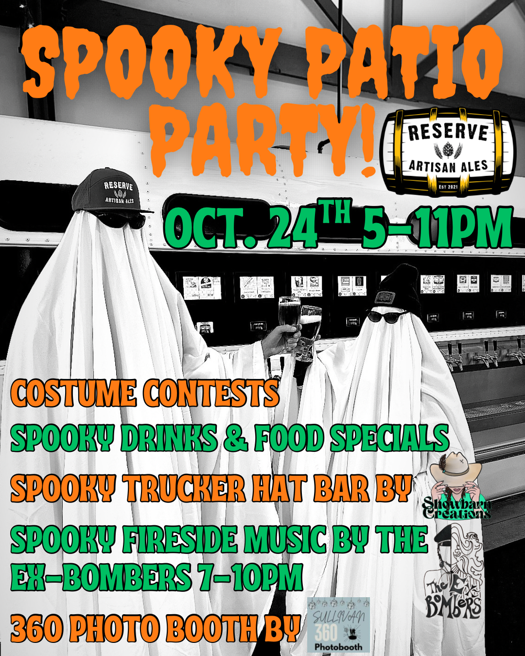 Spooky Patio Party with The Ex-Bombers Live