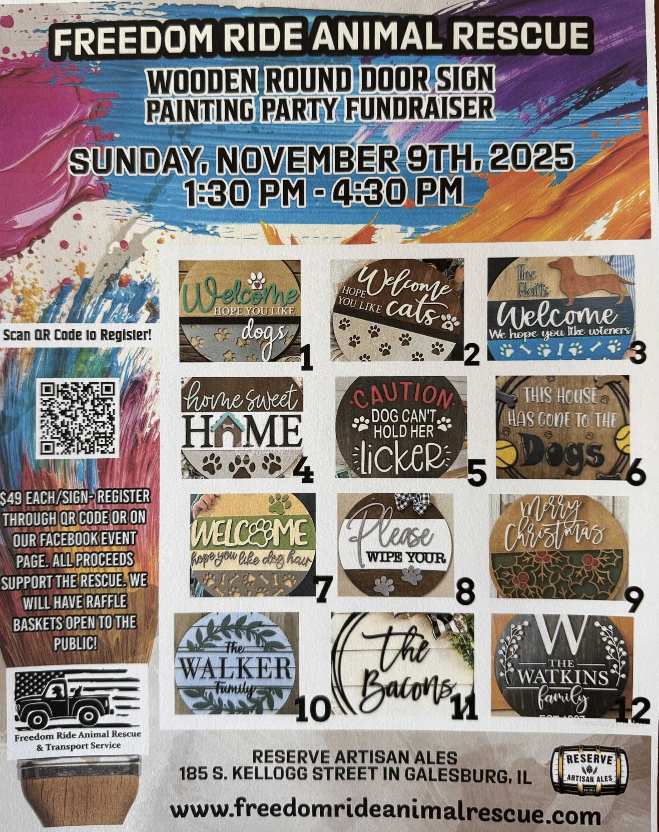 Freedom Riders Animal Rescue Fundraiser