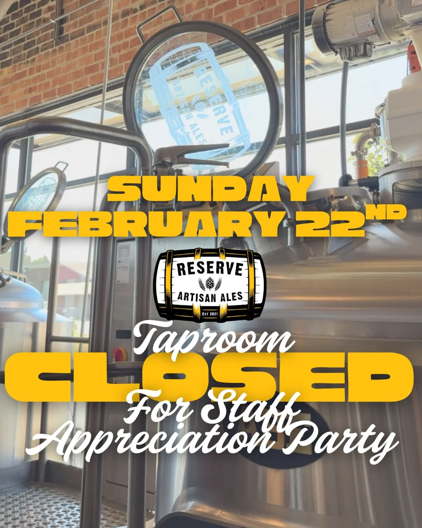 We are taking a day off to have a celebratory gathering with all our staff members offsite today. We will see you all again on Wednesday🍻