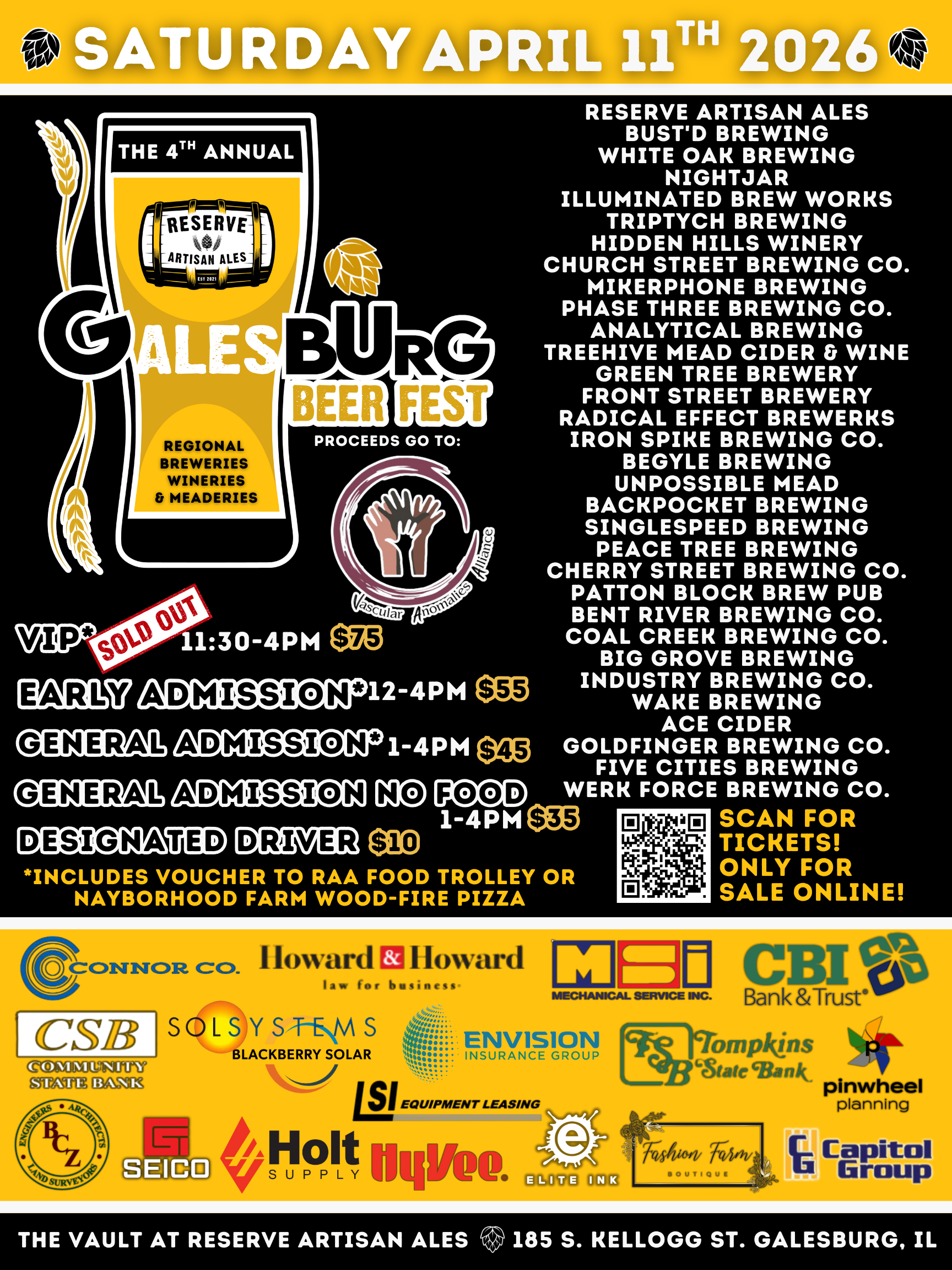 4th Annual G-ALES-Burg Beer Fest