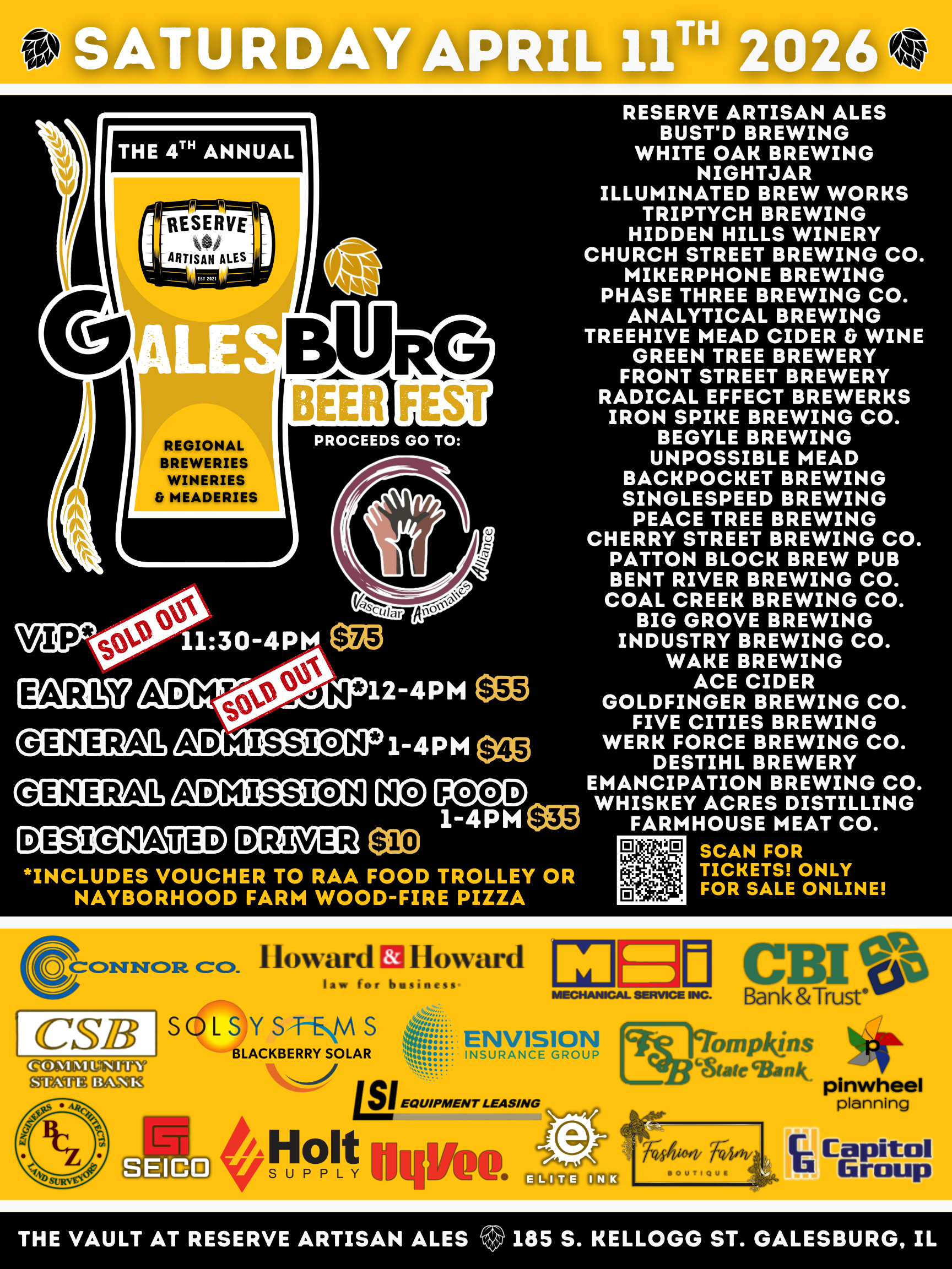 4th Annual G-ALES-Burg Beer Fest