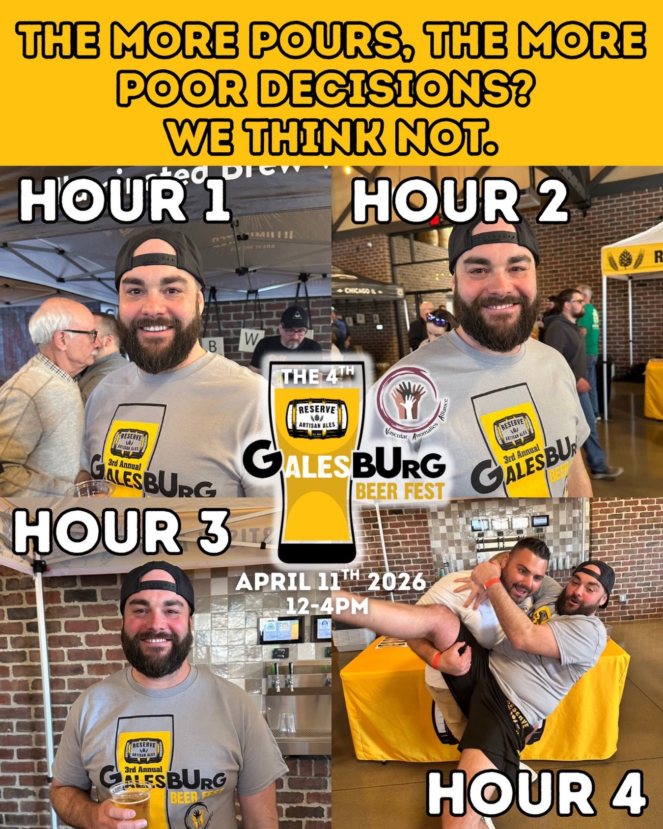 🍻Have you seen our beer menus to plan your POUR decisions? Over 120 samples to pick from this Saturday at 4th Annual G-ALES-Burg Beer Fest from 36 local beer, wine, mead, &amp; cider vendors.