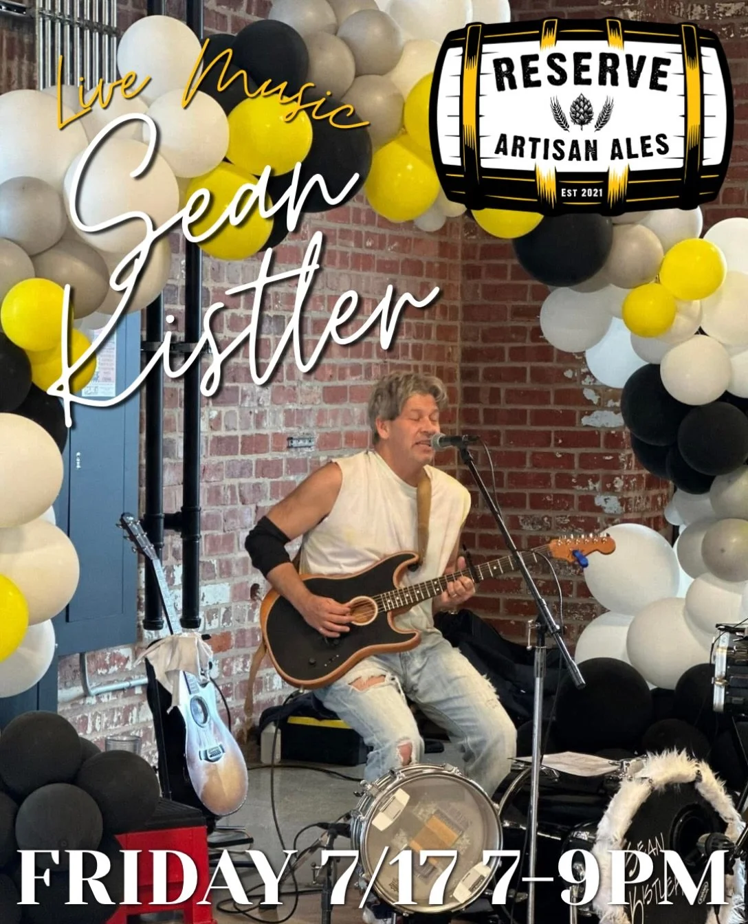 ☀️SEAN KISTLER is heading back onto the patio this Friday from 7-9pm 🎸 Sit back and enjoy with a cold one in hand 🍺