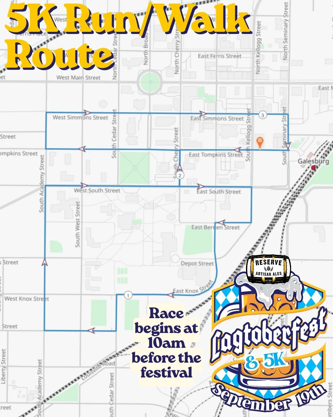 Lagtoberfest &amp; 5K Route plus some throwback photos of our 2023 runners 🏃&zwj;♀️ 🏃&zwj;♂️ Hope to see you back again&mdash;Sign up by September 6th for guaranteed event tees❗️
🔗 link in bio!