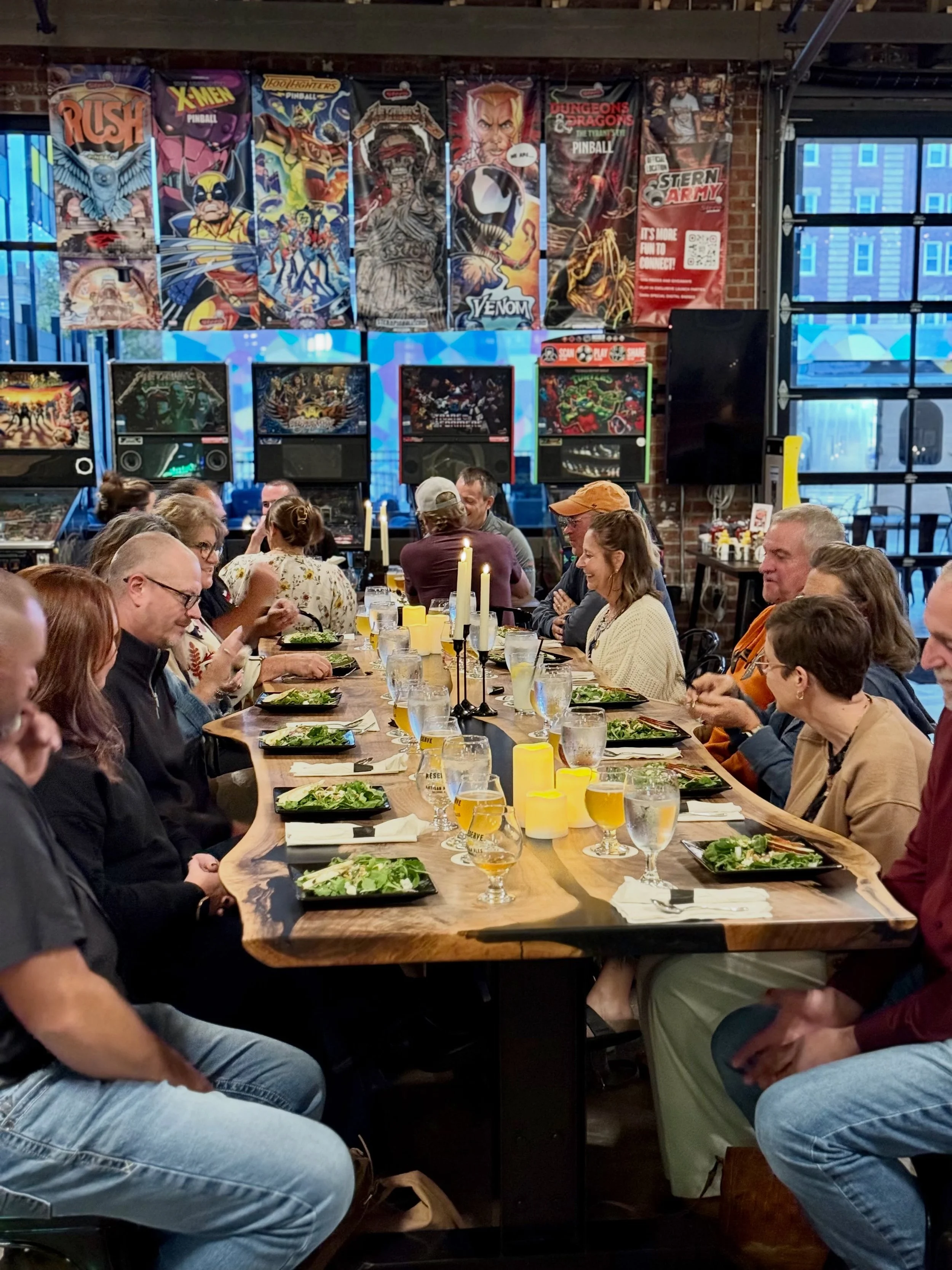 Dinner was SERVED! 🍽️ our first of many pairing dinners is complete ✅ thank you to our first 19 customers to enjoy this private dining experience and Gary &amp; our trolley crew for an outstanding dinner. Stay tuned for our next one&mdash;wine &amp;
