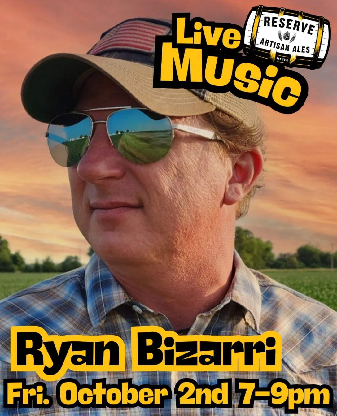 @ryanbizarri Live this Friday for one more round of patio country tunes! 🎶 Meet you there for dinner &amp; drinks! 🍻