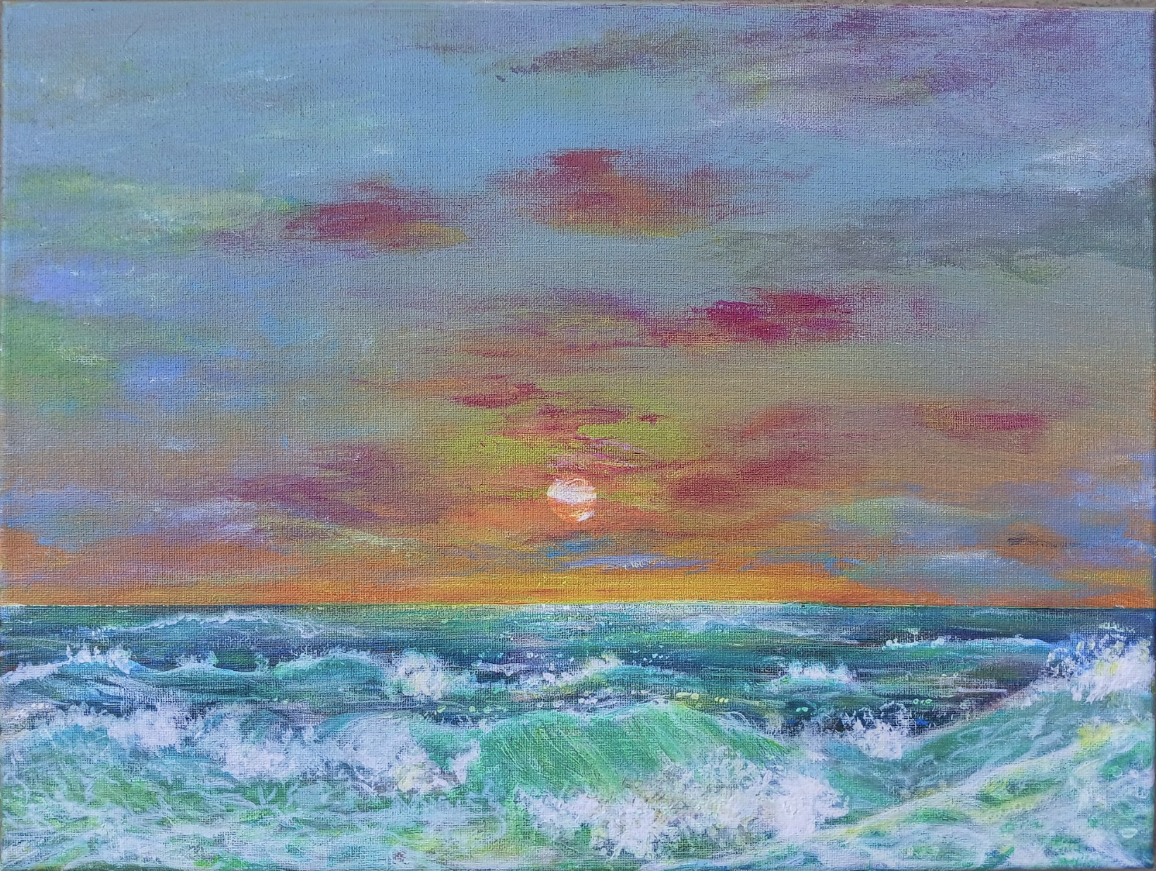 "Prism Horizon" | A horizon stitched from every color it’s ever loved.